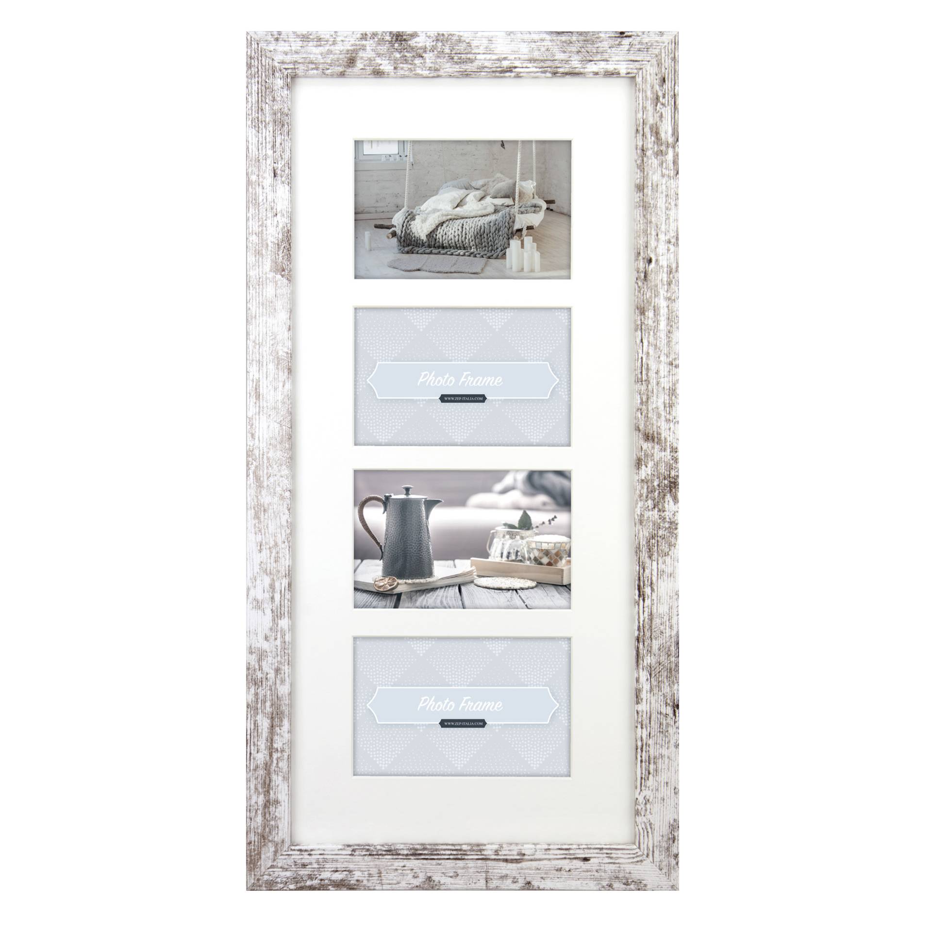 ZEP Nelson 6             4x10x15  Wood Frame 4Q white/brown V24106