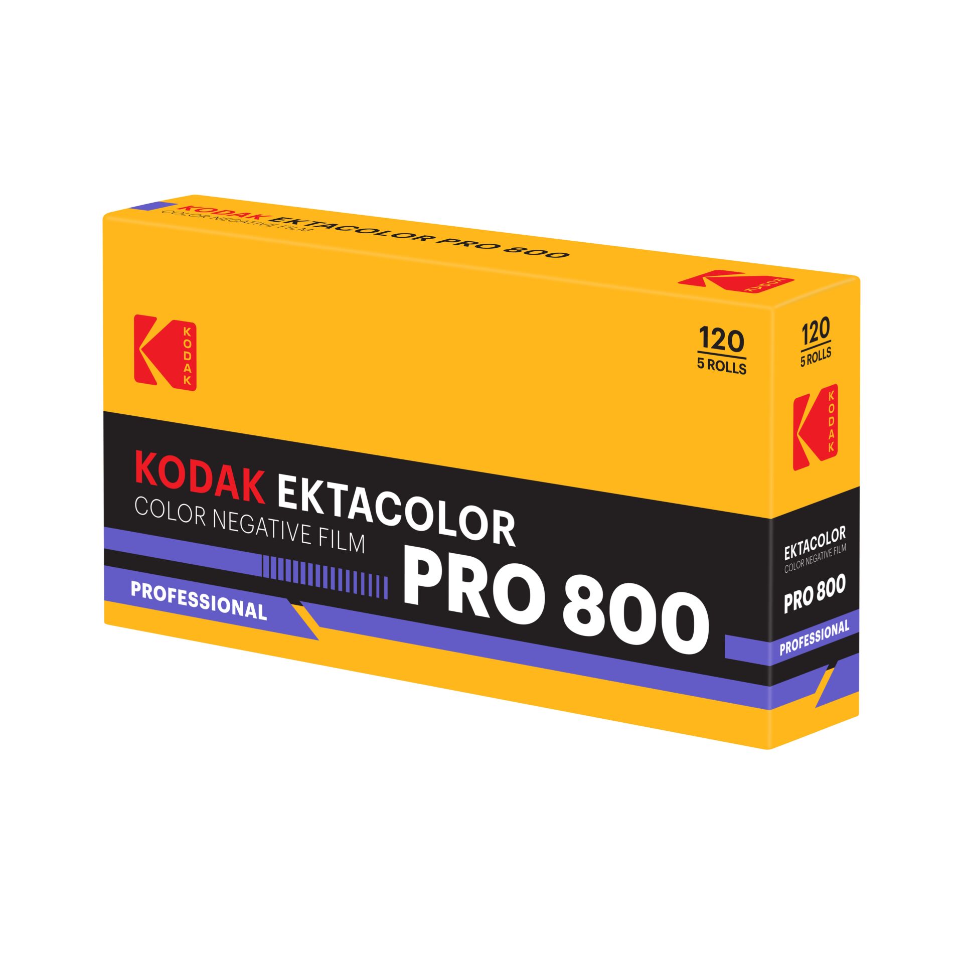 Farbnegativfilm, Ektacolor, Pro 800, Professionell, Rollenpackung