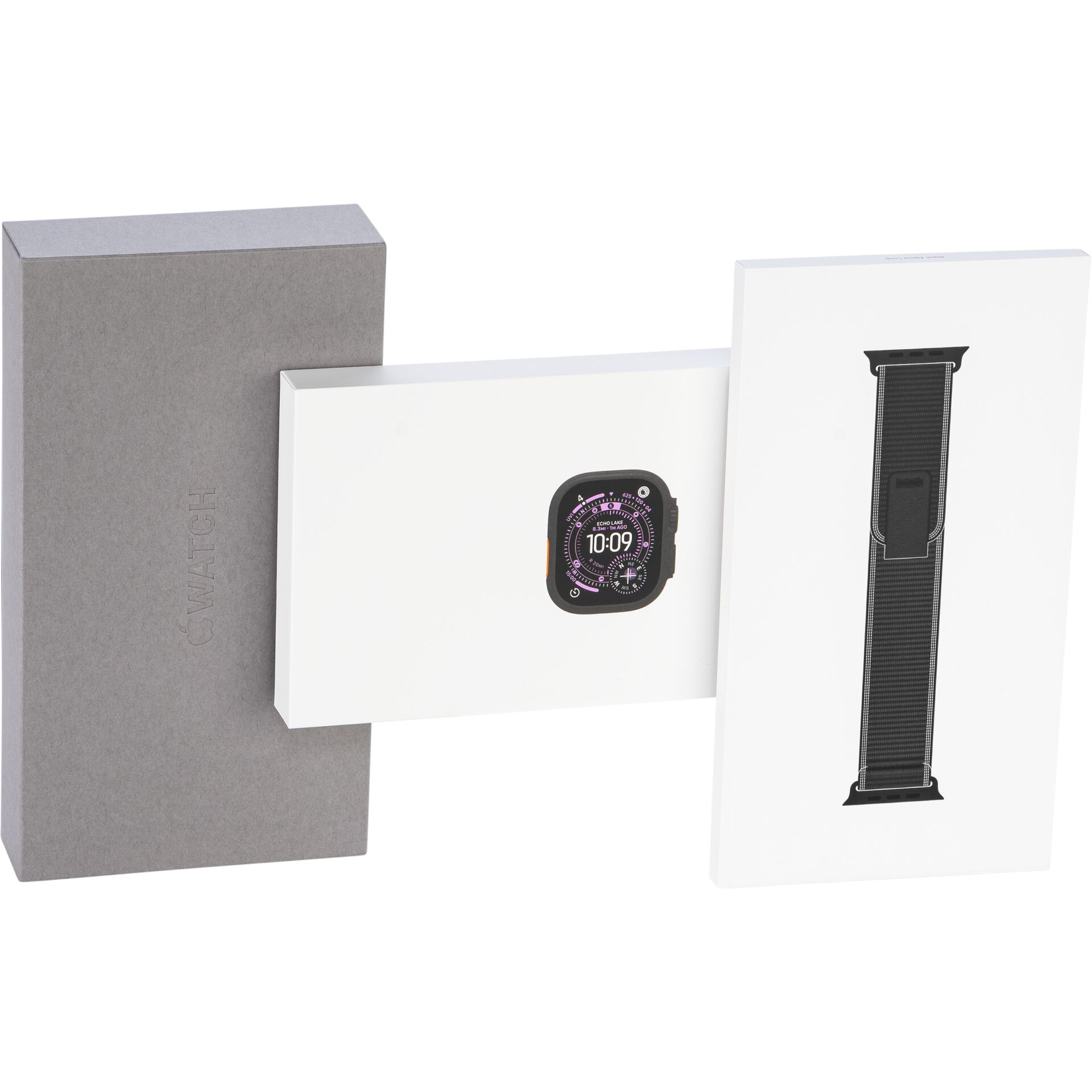 apple watch, uhrband, smartwatch, schwarzband, verpackung