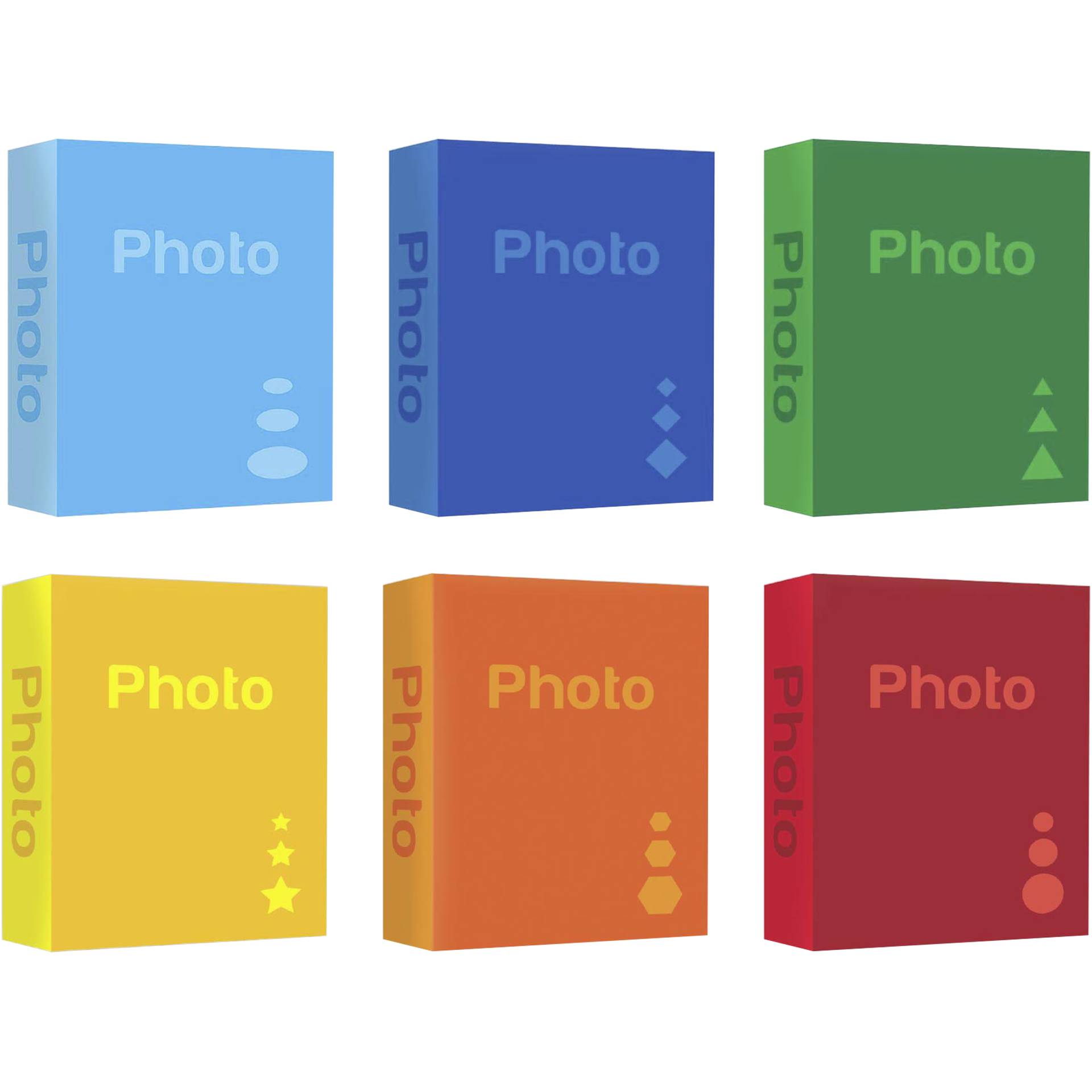 ZEP Basic farbl. assorted 13x19  300 Photos pocket album BS57300