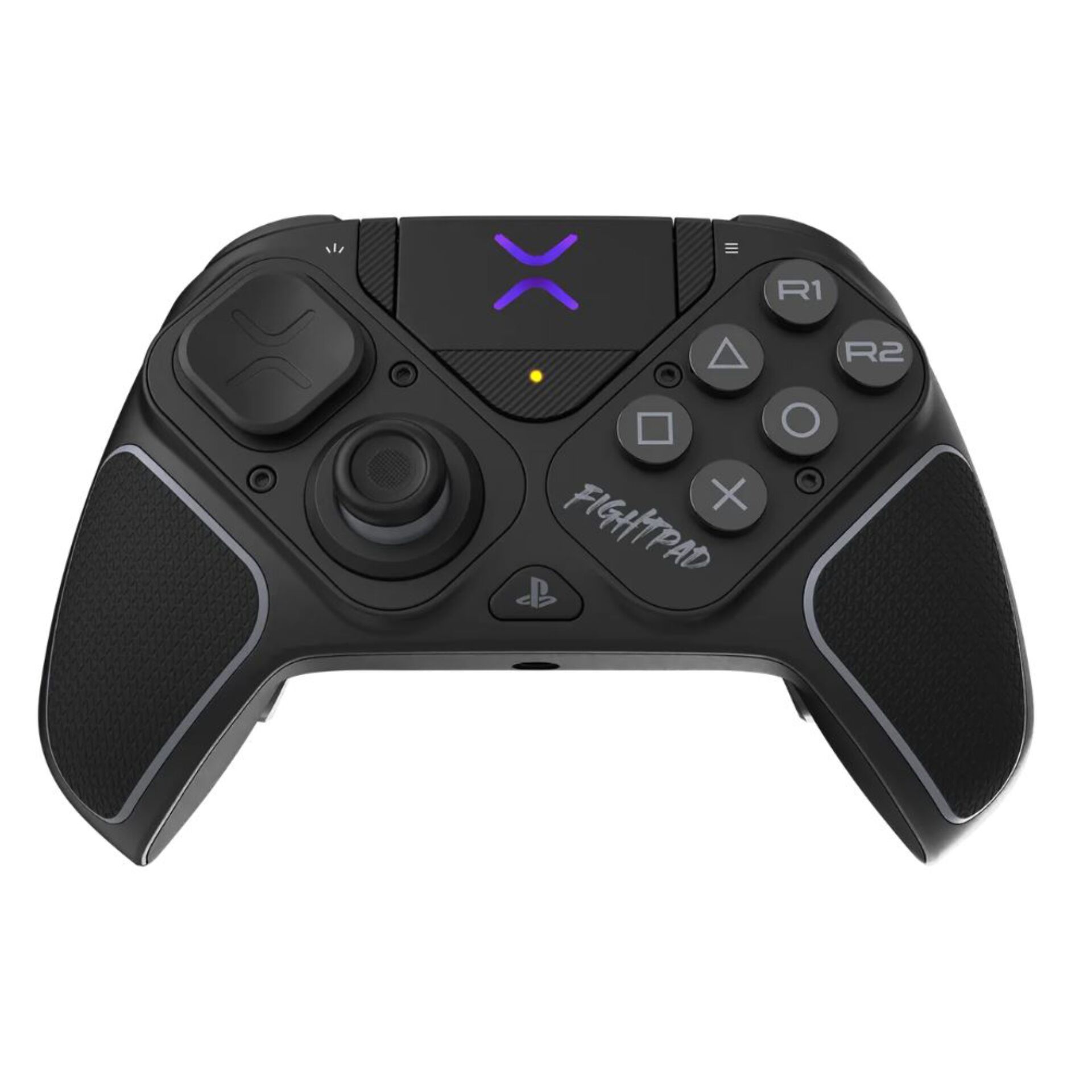 PlayStation-Controller, Wireless-Gamepad, DualShock-Stil, X-Taste, Schwarz