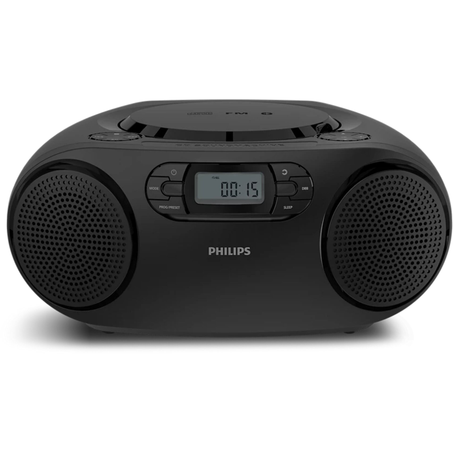 Radio, Boombox, Stereosystem, Digitalanzeige, Philips, Tischradio, Schwarz, Kompaktgerät, Analog-Digitalanzeige, Kopfhöreranschluss