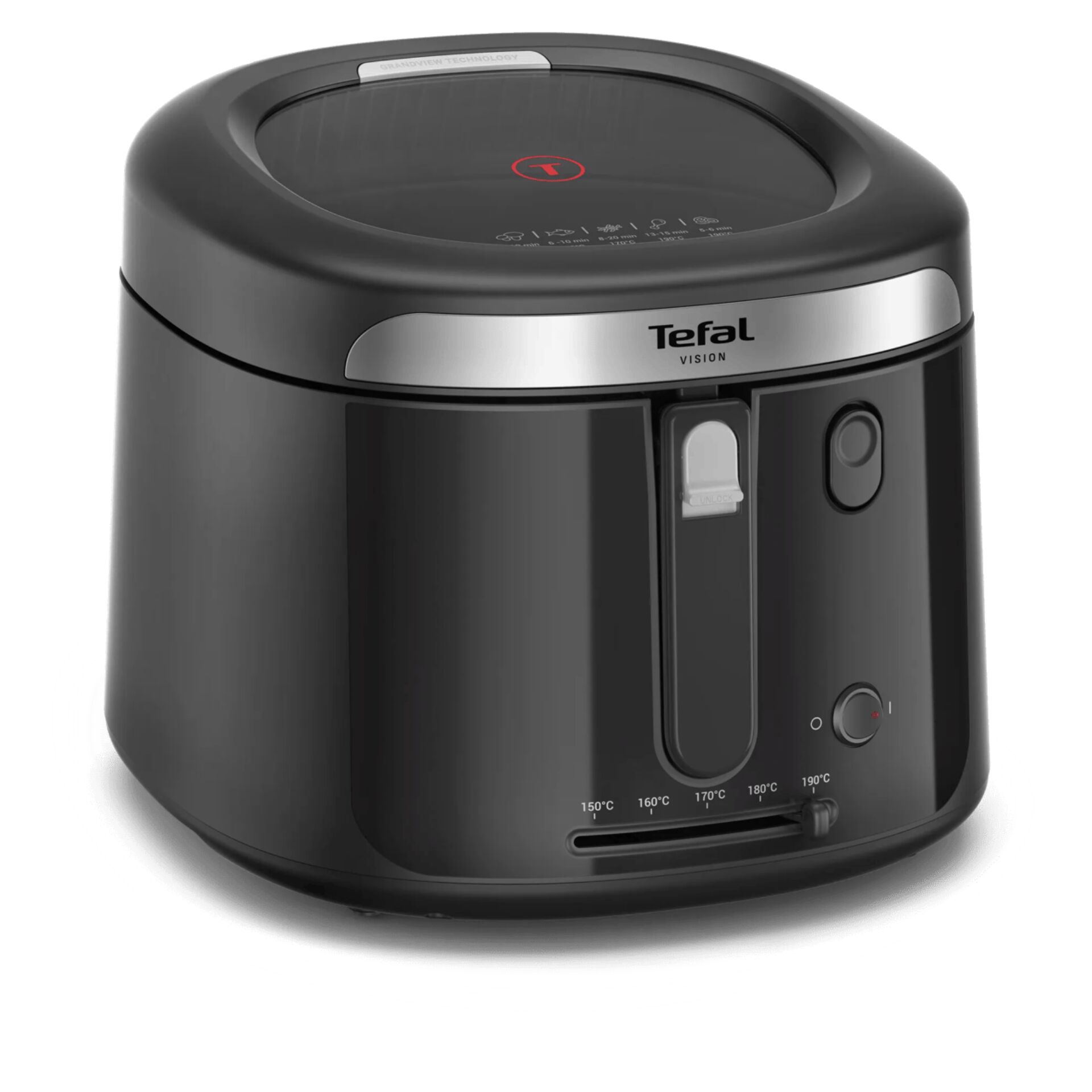 Toaster, Air fryer, Schwarz, Digitale Steuerung, Kompakte Bauweise