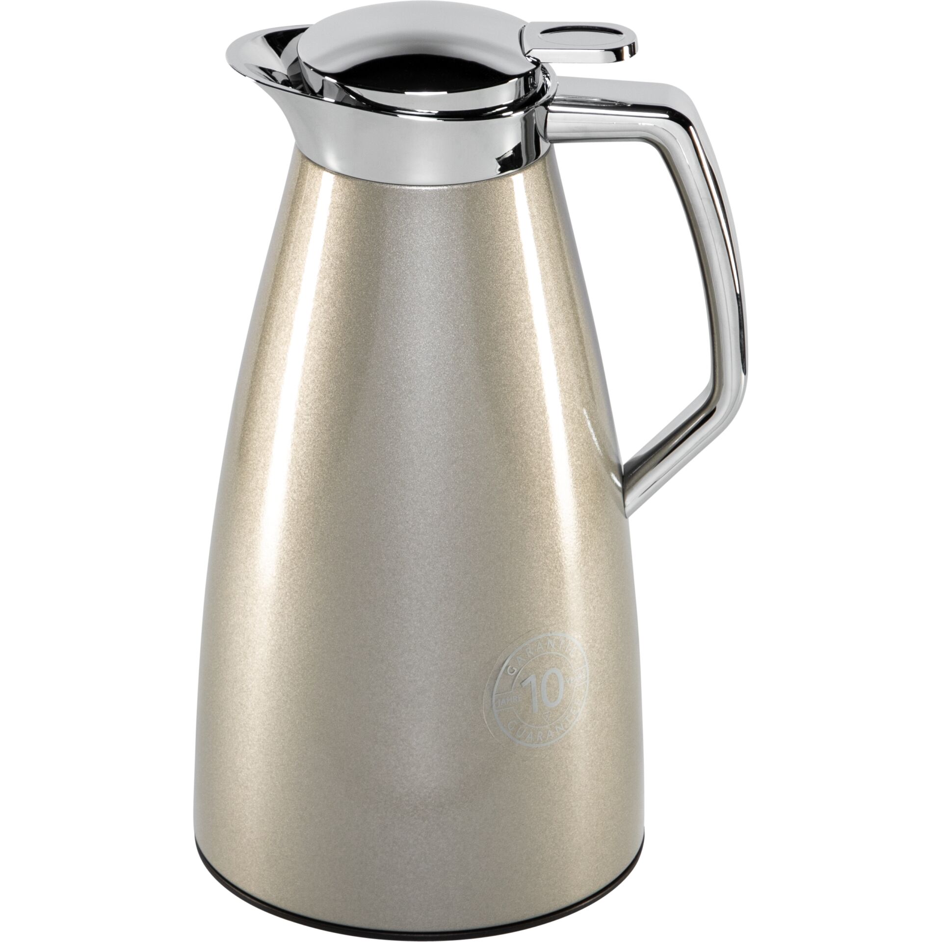 Kaffeekanne, Thermobehälter, Edelstahl, spiegelnd, Kampfer