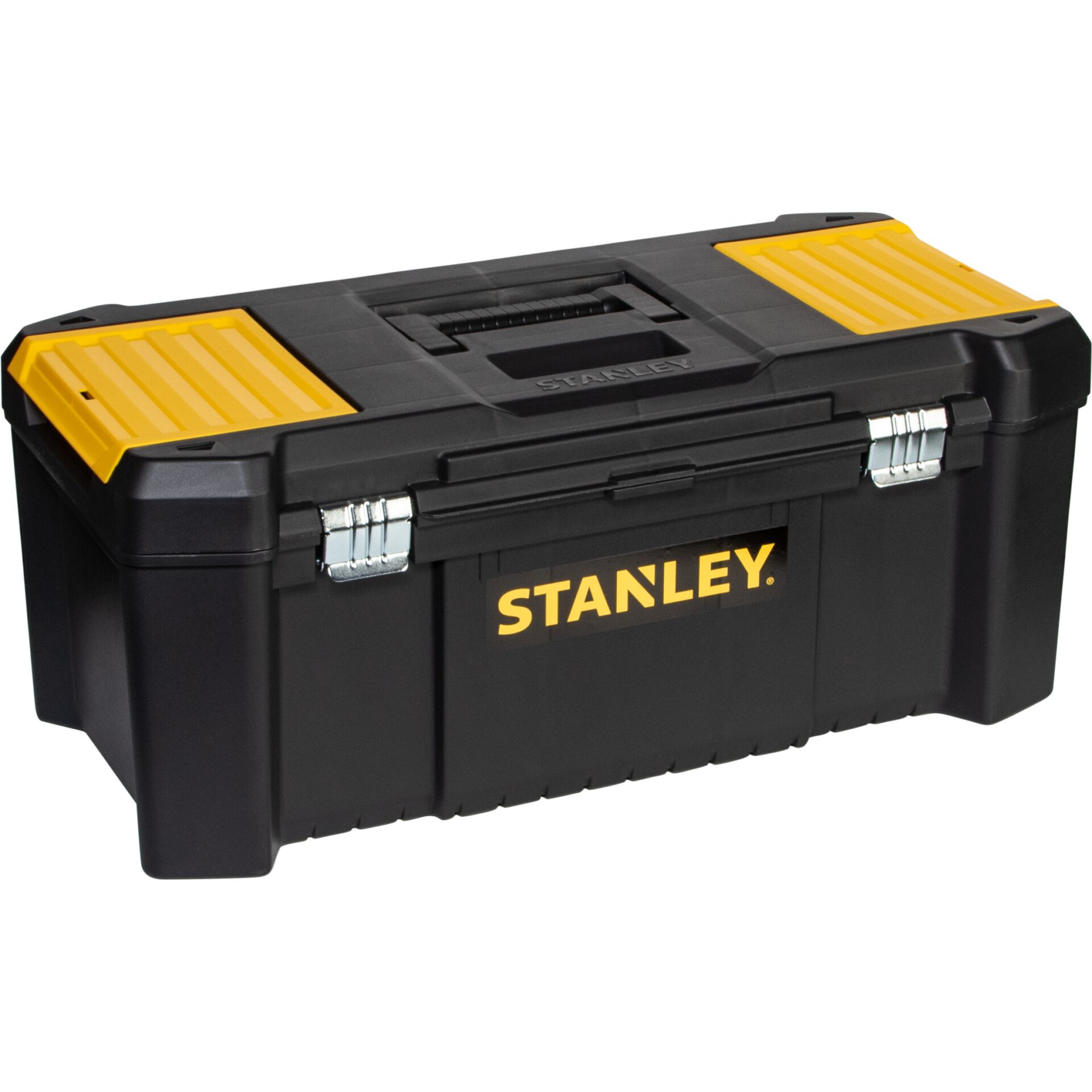 Werkzeugkoffer, Koffer, Werkzeugbox, Stanley, Schwarz, werkzeugkiste, aufbewahrung, STANLEY, kunststoff, gelb-grau