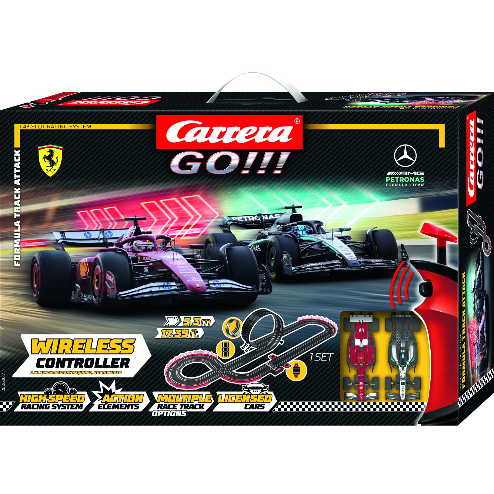 RC Auto, Go!!!, Drahtloser Controller, Formelrennwagen, Ferrari, Laser-Tag