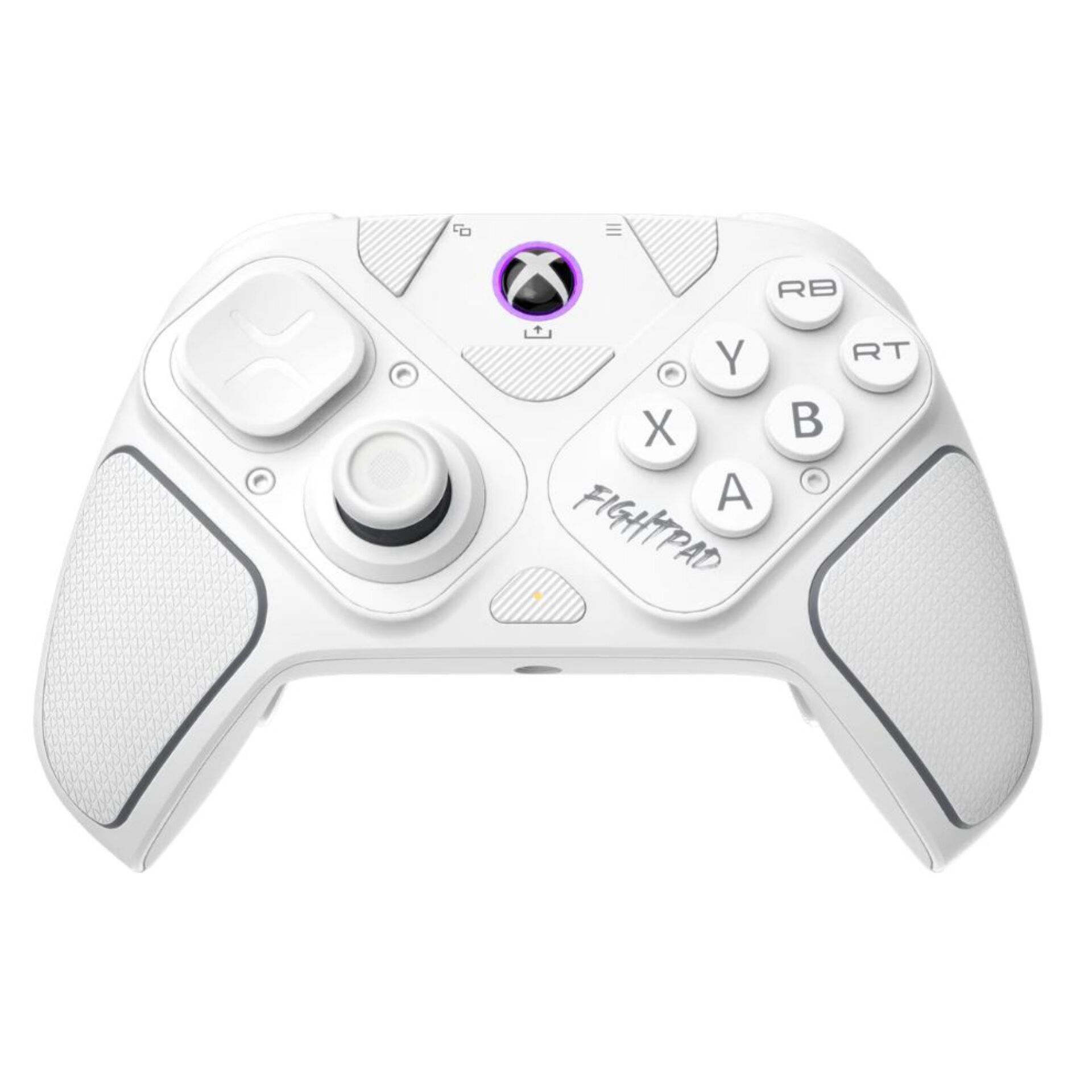 Controller, Gamepad, White, Wireless, Fightpad