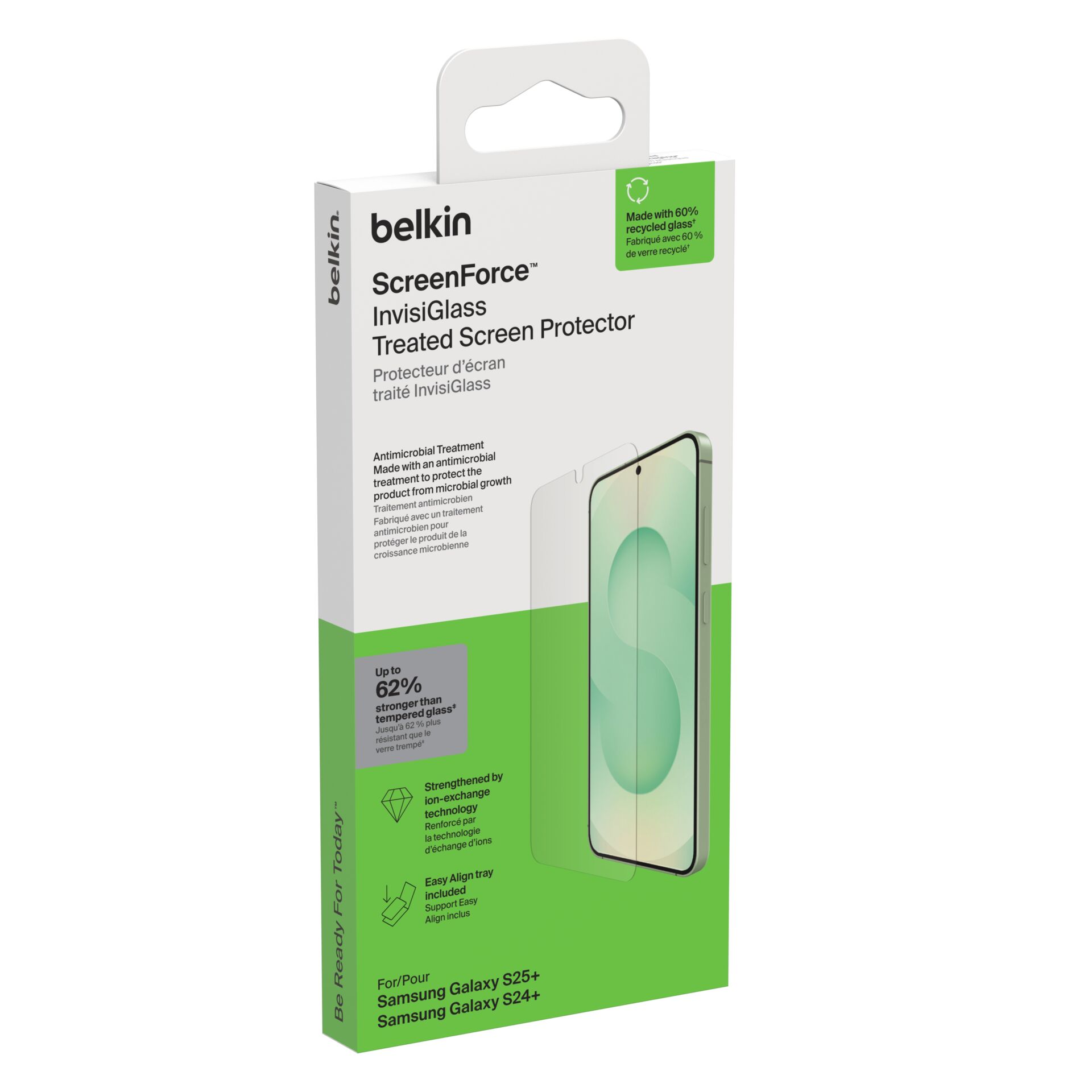 Belkin ScreenForce Invisiglass  Samsung S25+ OVB049hq