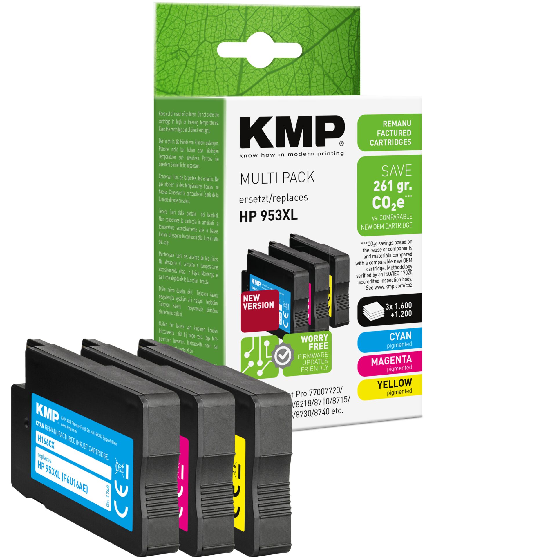 Adapter, Elektronik, Hardware, Computerausrüstung, QR Code, Tintenpatrone, HP 953XL, KMP Multi Pack, Tricolor Tintenpatronen, Druckerpatronen