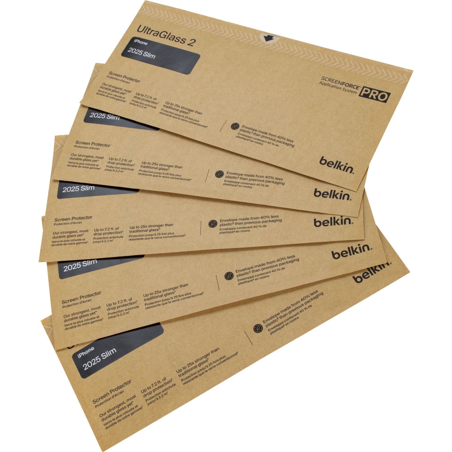 Screen Protector, Glass Shield, iPhone, Slim Envelope, Belkin
