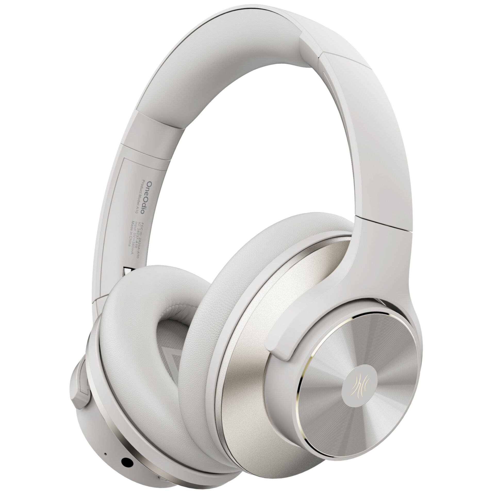 kopfhörer, over-ear, drahtlos, weiß, metallisch