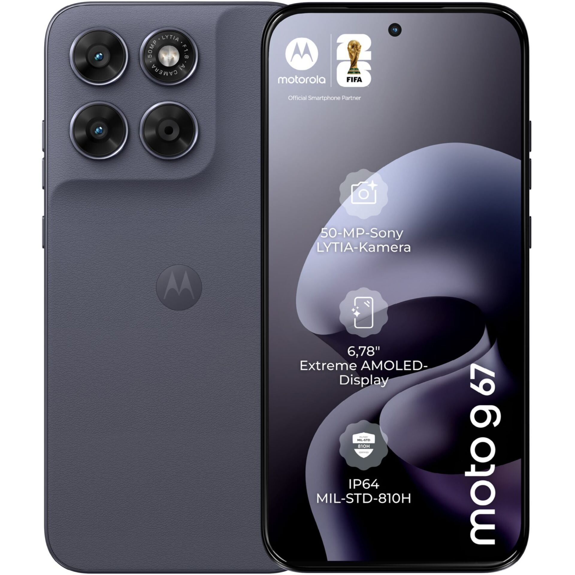 Smartphone, Vierfachkamera, Quad-Camera, 6,7 Zoll, IP64