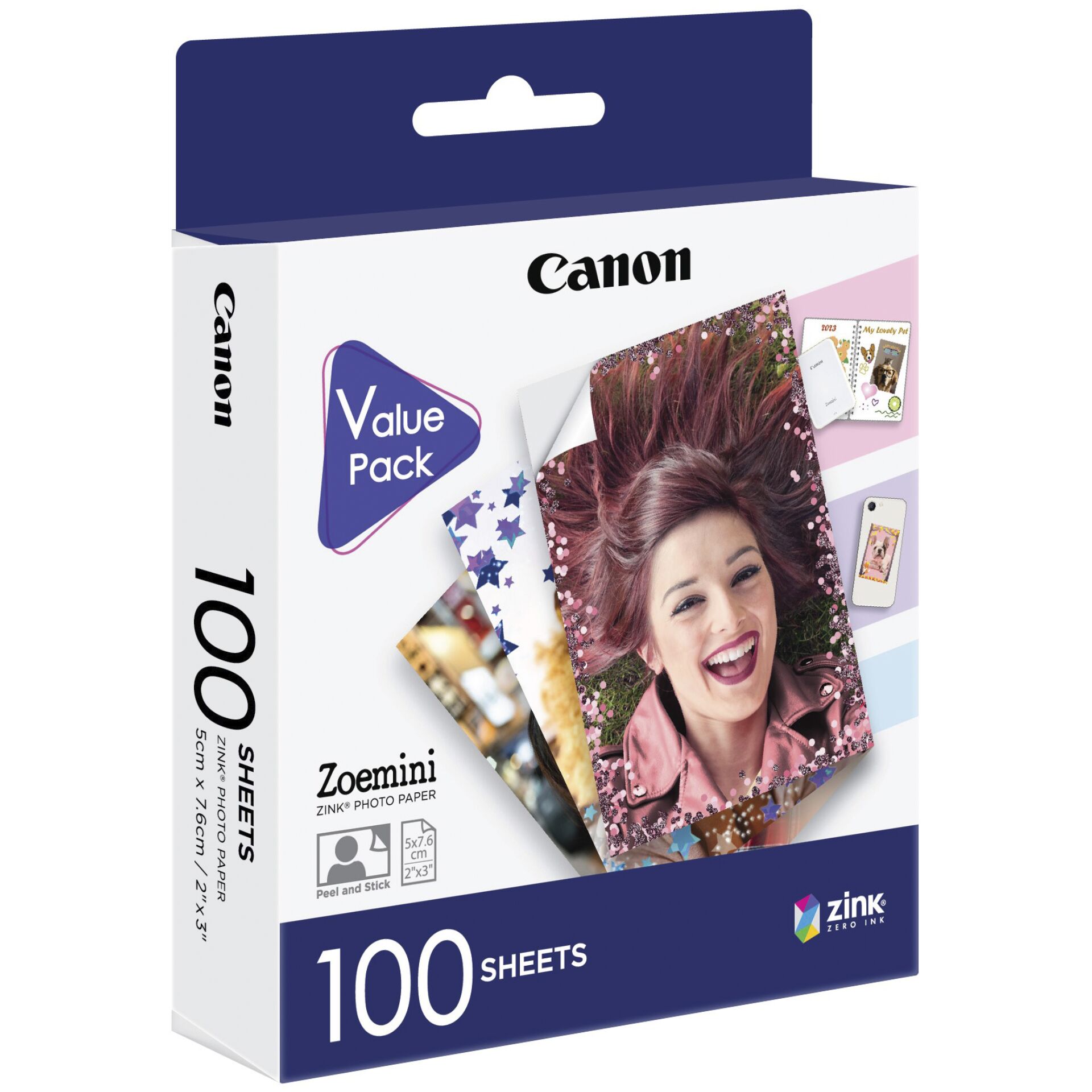 Canon ZP-2030 ZINK Paper  5 x 7,5 cm (100 Sheet)