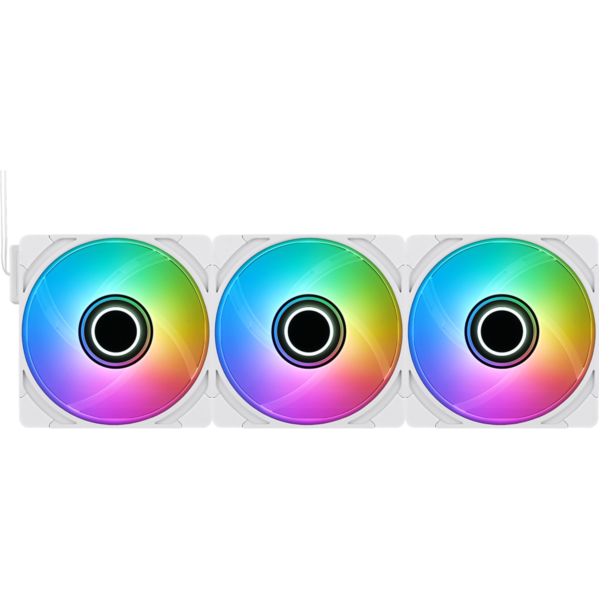 rgb-lüfter, rgb-beleuchtung, computer-lüfter, 3-pack, digitale-kühlung