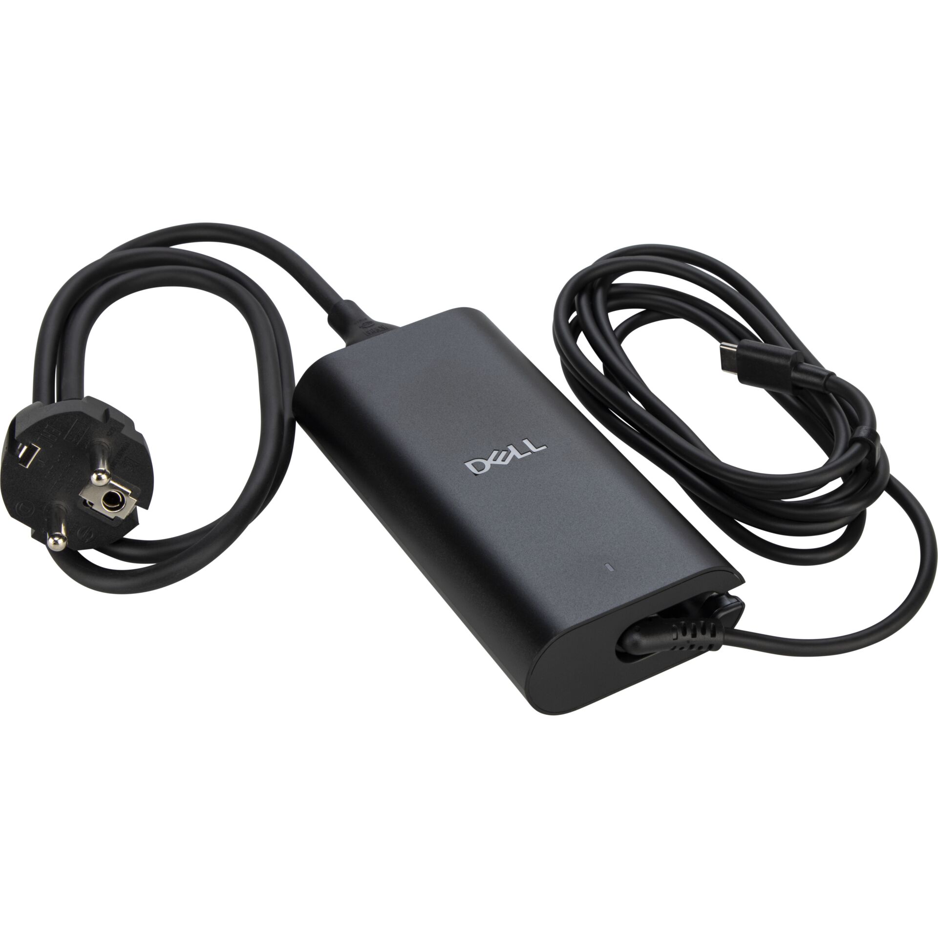 Ladegerät,  USB-C,  Netzadapter,  Wandstecker,  Spiralkabel, Docking station, Dell charger, Stromadapter, USB-C, C-Tap kompatibel