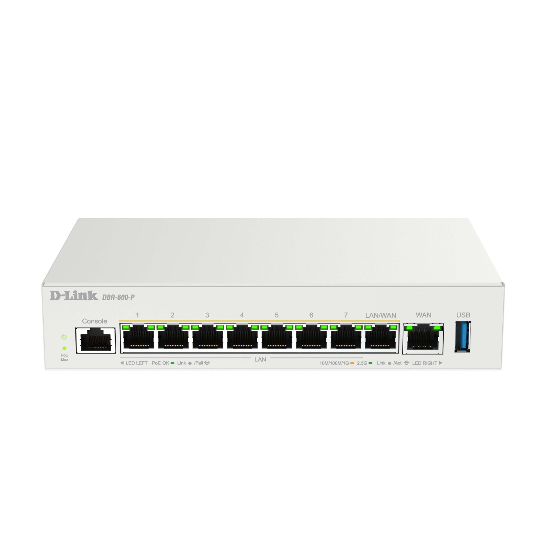 Switch, LAN, PoE, 8-Port, USB 3.0