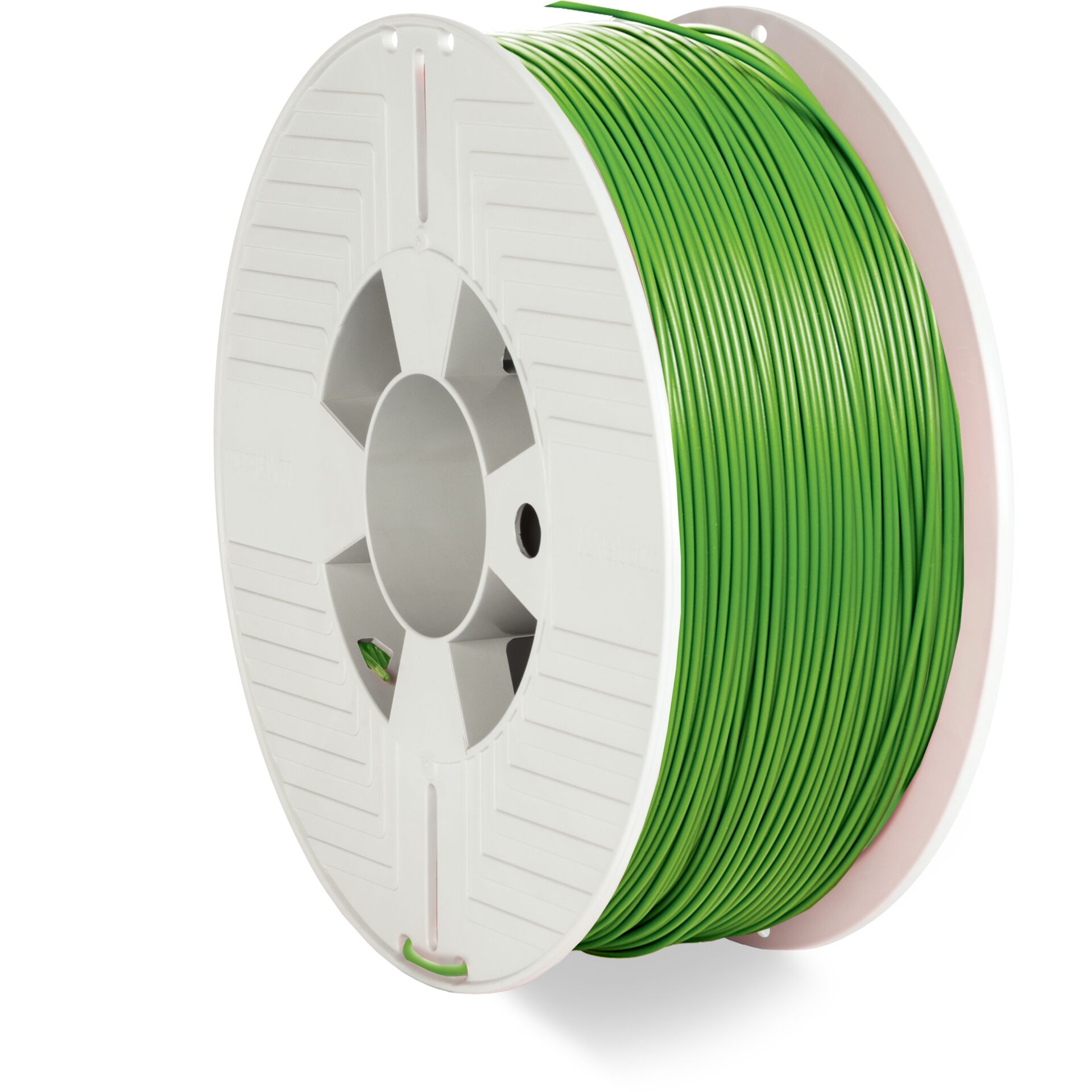 3D-Druck-Filament, PLA-Filament, grünes Filament, Spule, Kunststofffilament