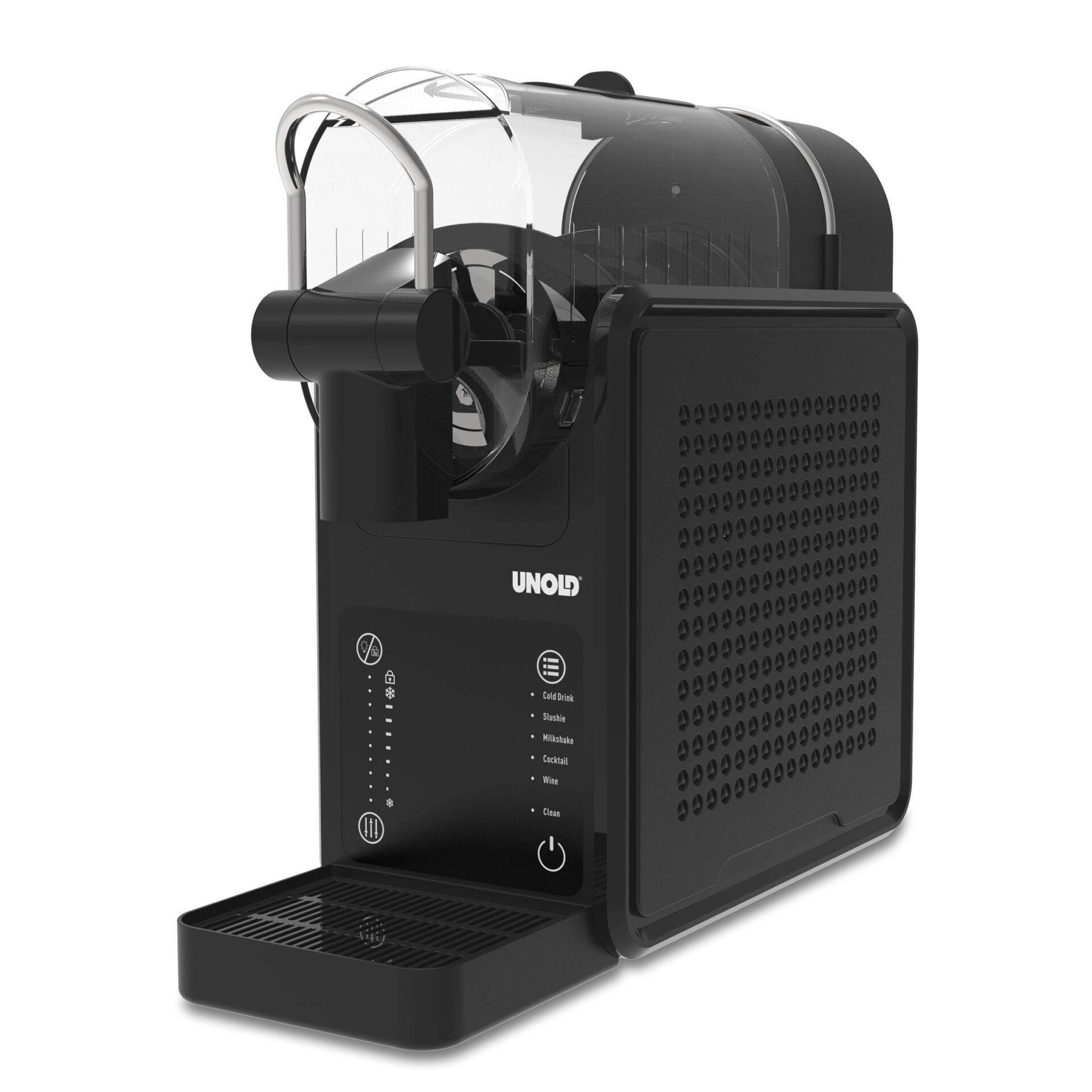 Kaffeemaschine, Kapselmaschine, Schwarz, kompakte Größe, Wassertank transparent