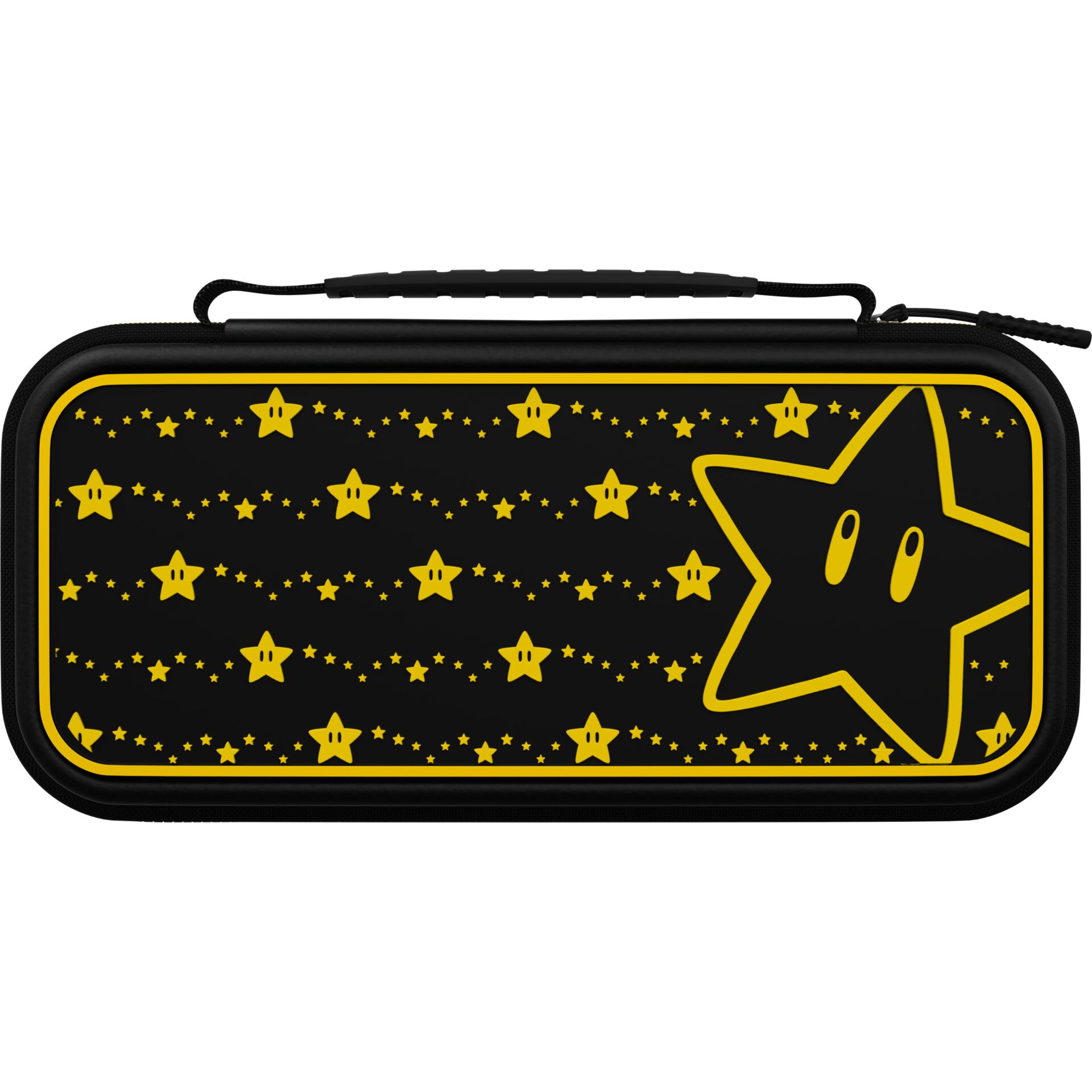 Schreibtisch-Case, Starc-Pattern, Schwarz-Gold, Stiftetasche, Koffer-Design