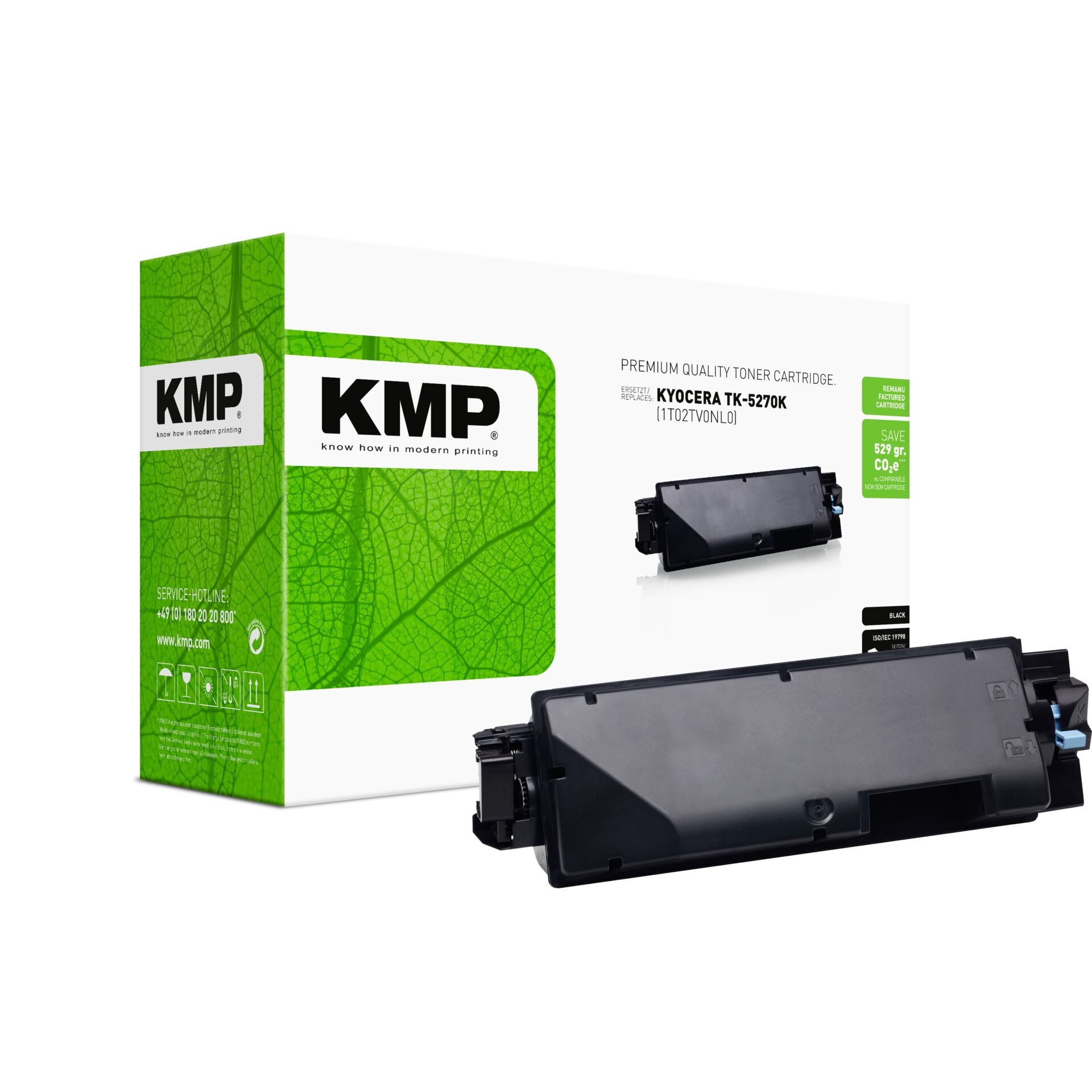 Adapter, Elektronik, Computer-Ausrüstung, Computerausrüstung, Tonerpatrone, KMP, Kyocera TK-5270K, Schwarz, Kartusche