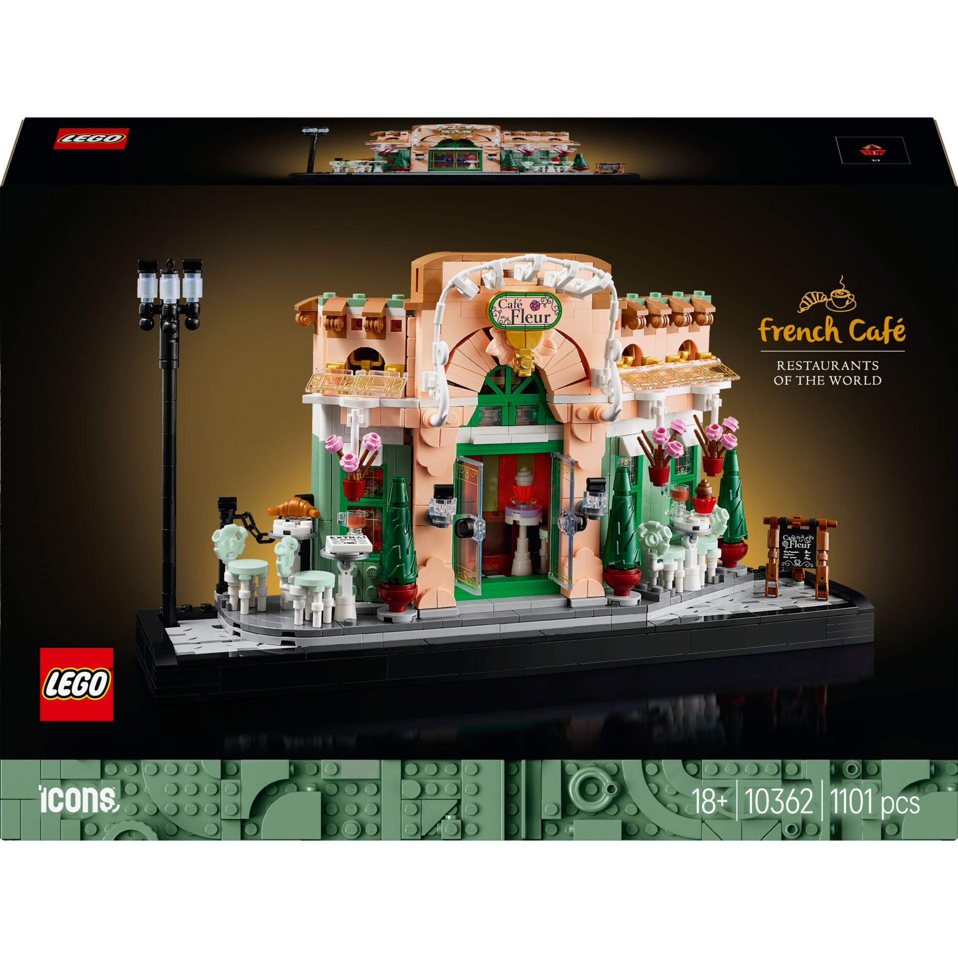 Lego, Café, Bakery, Straßenszene, Figuren