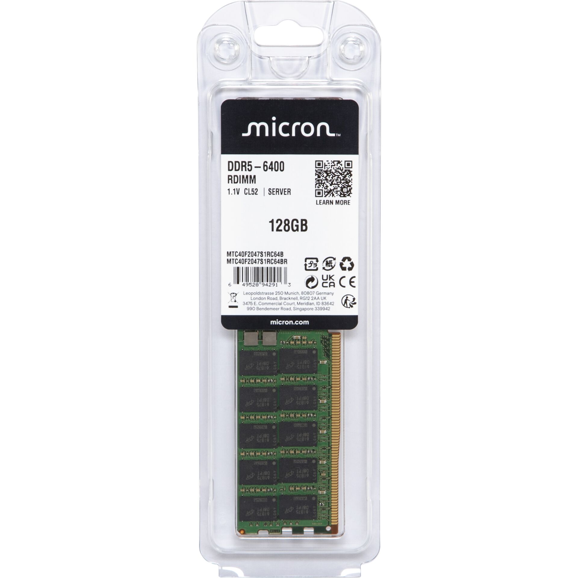 RAM, DDR5, 128GB, ECC, SO-DIMM