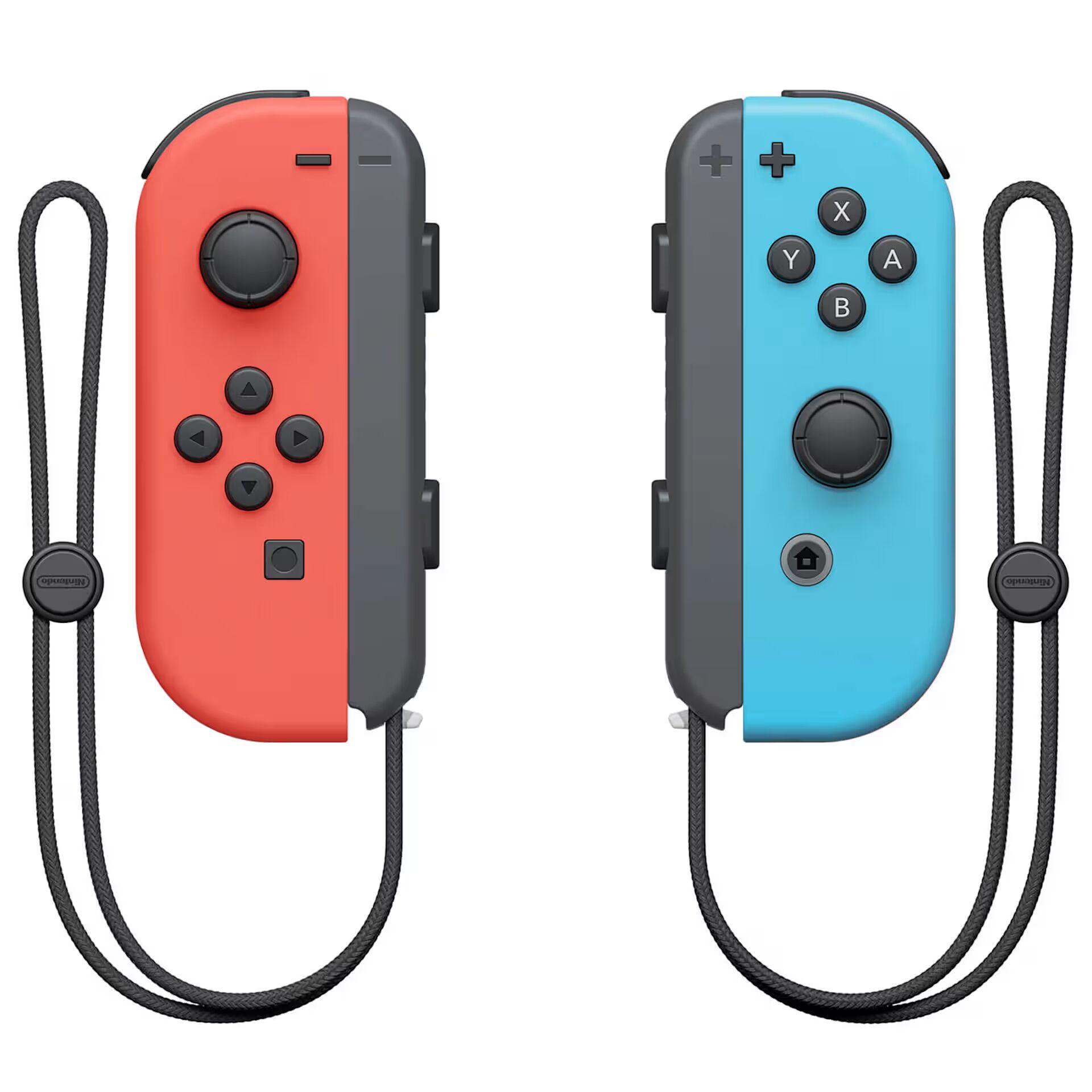 Joy-Con, Nintendo, Controller, Neon Red, Neon Blue