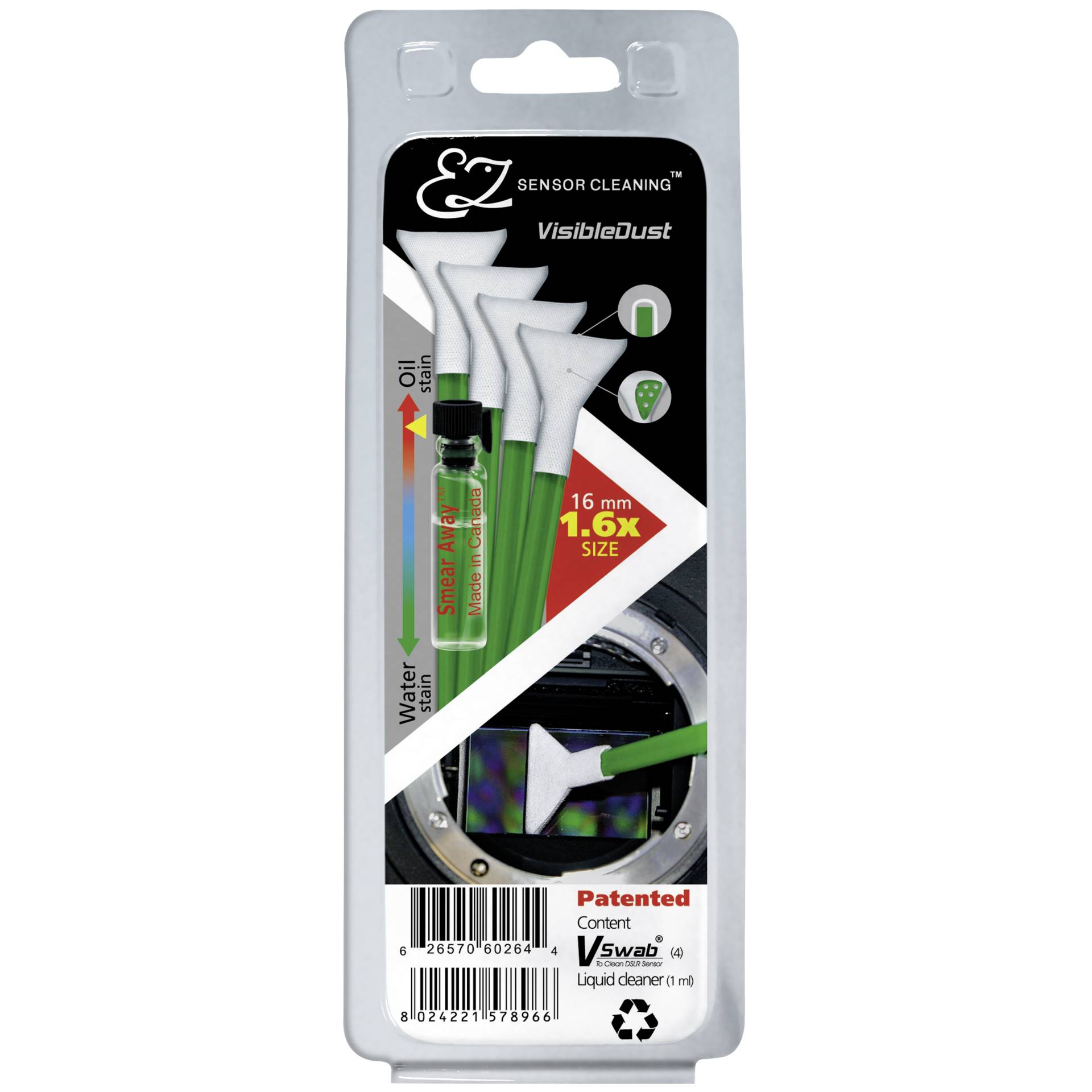 Visible Dust EZ Kit  Smear Away 1.6 green
