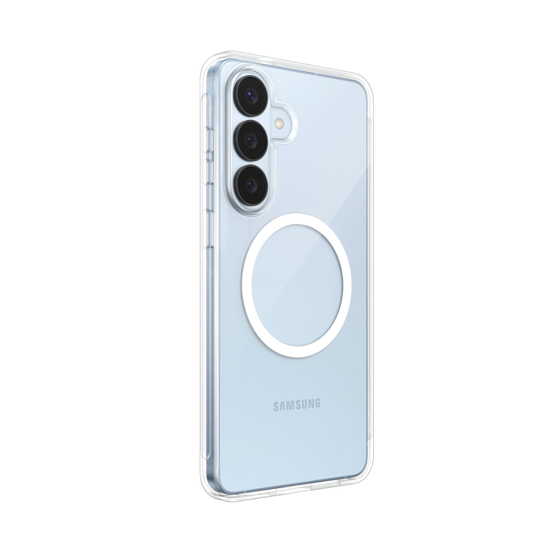 Smartphonehülle, Klarsichthülle, Magnetischer Ring, Dreifachkamera, Samsung