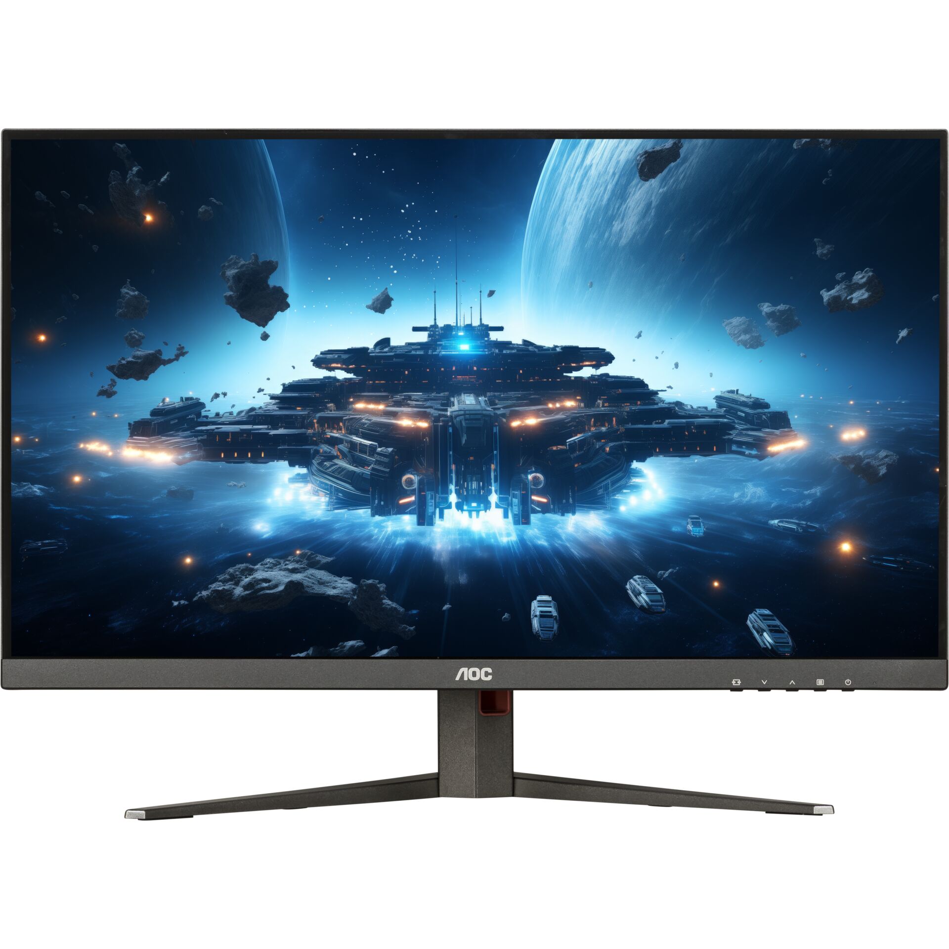 Monitor, LED, Gaming, Widescreen, Alien spaceship wallpaper