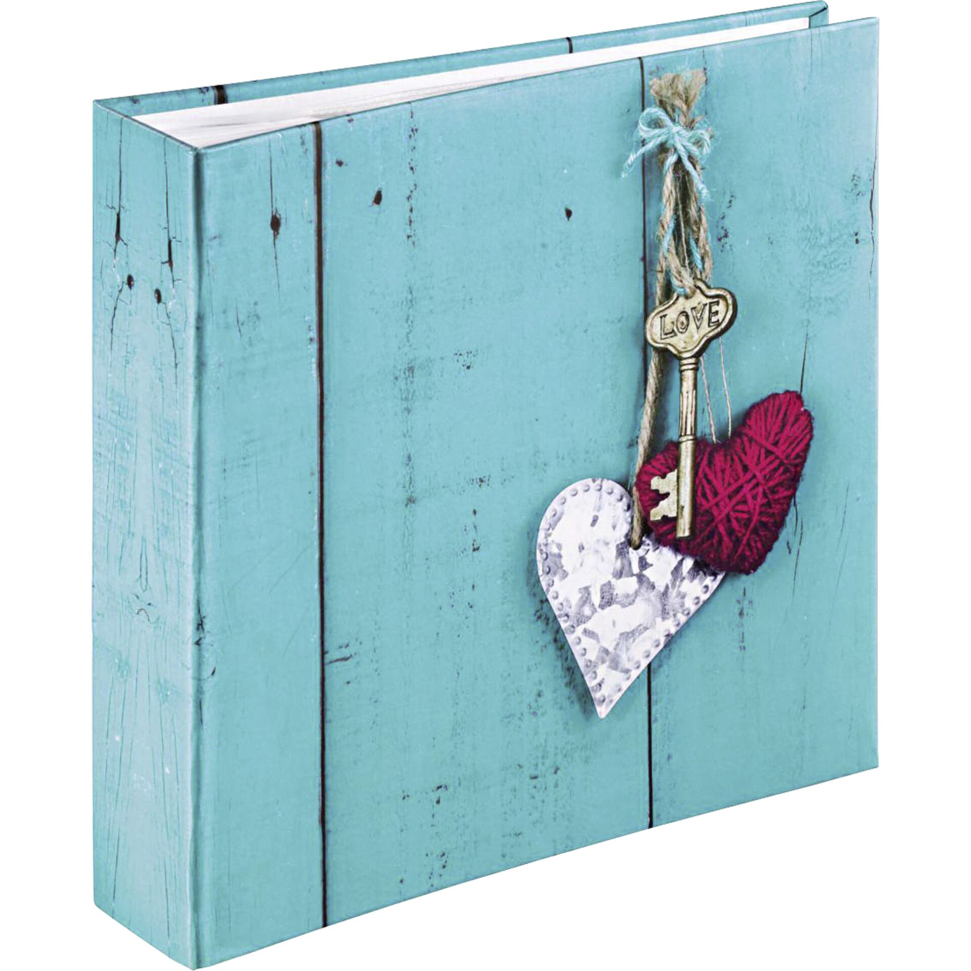 Hama Memo Rustico      22,5x22,5  200 Photos 10x15 Love Key   2169