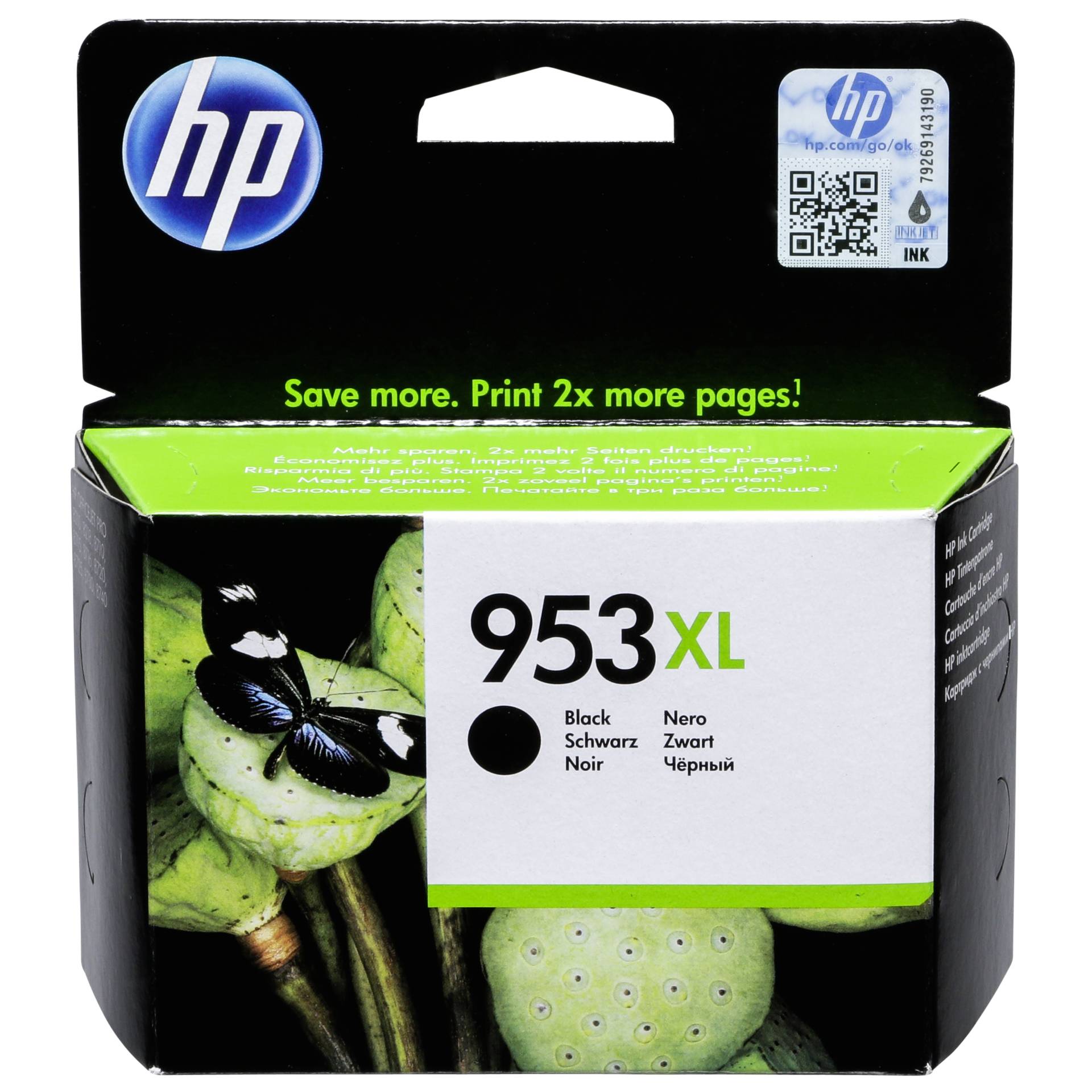 HP L0S70AE Tusz  czarny No. 953 XL
