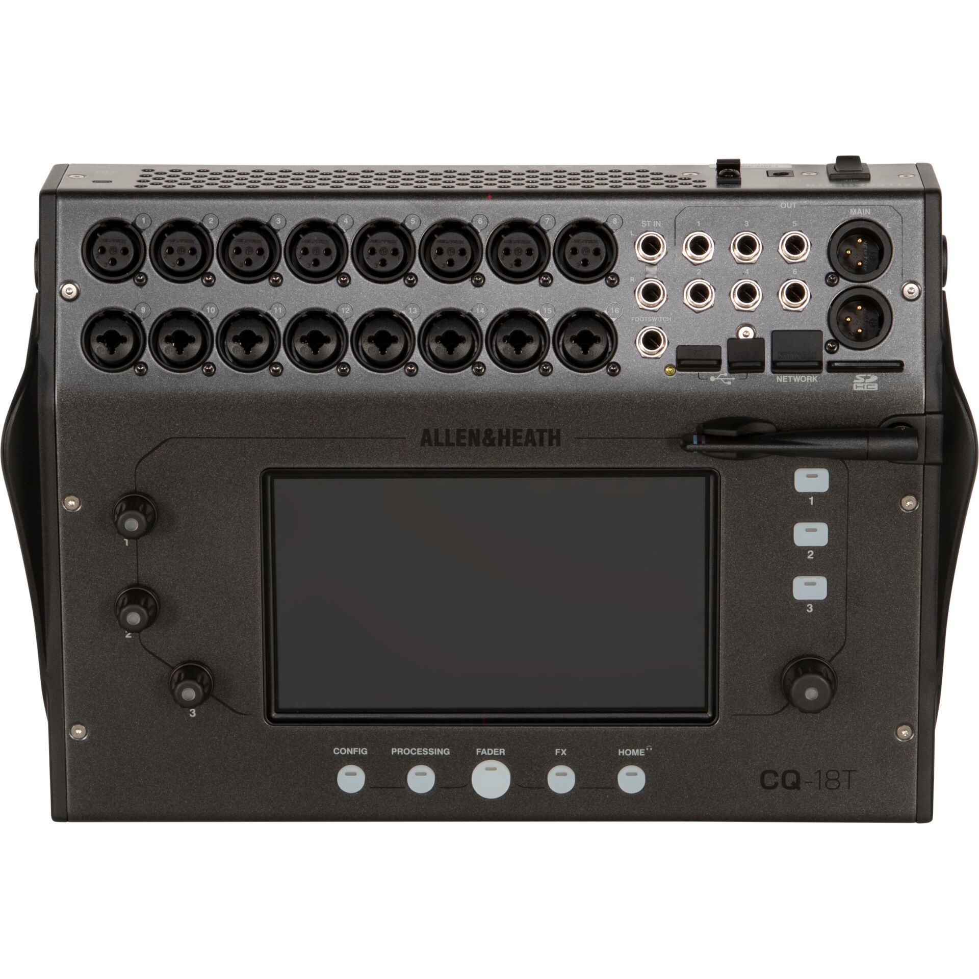 audio mixer, rackmount, 18-kanäle,  touchscreen, Allen & Heath CQ-18T