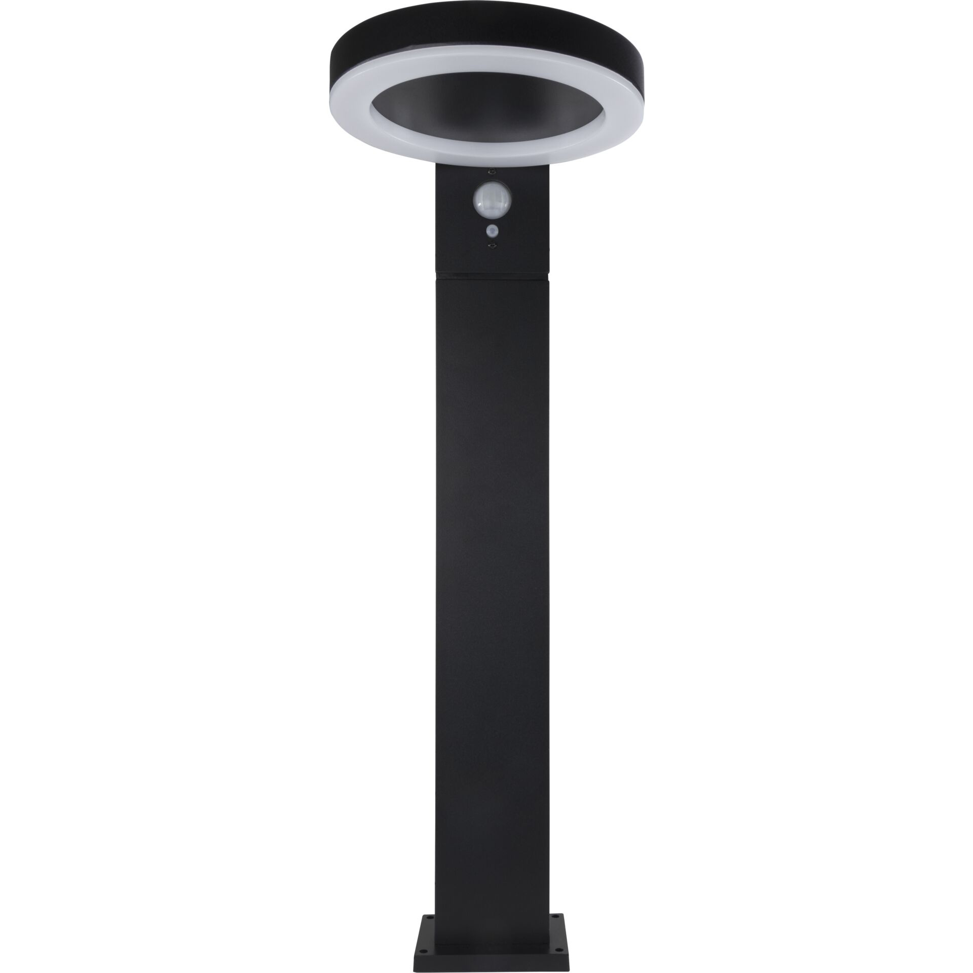 REV LED Solar vloerlamp Round  zwart