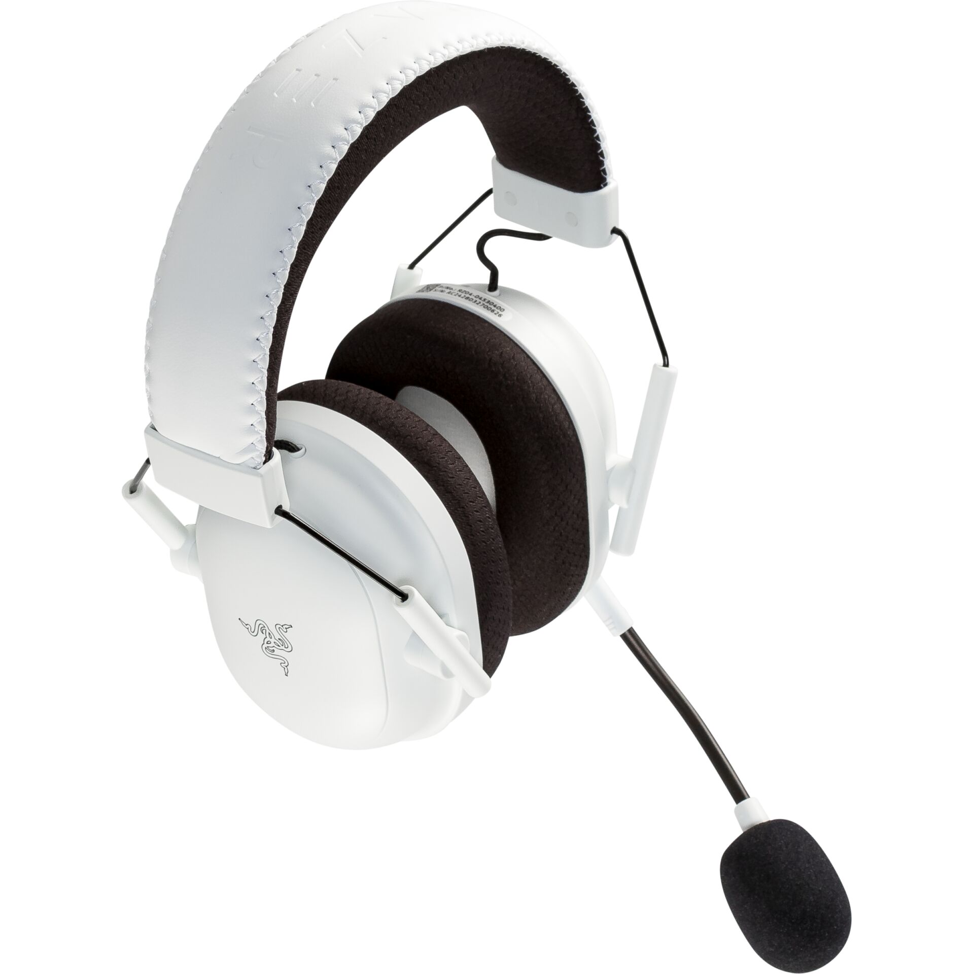 kopfhörer, gaming-headset, over-ear, weiß, mikrofon