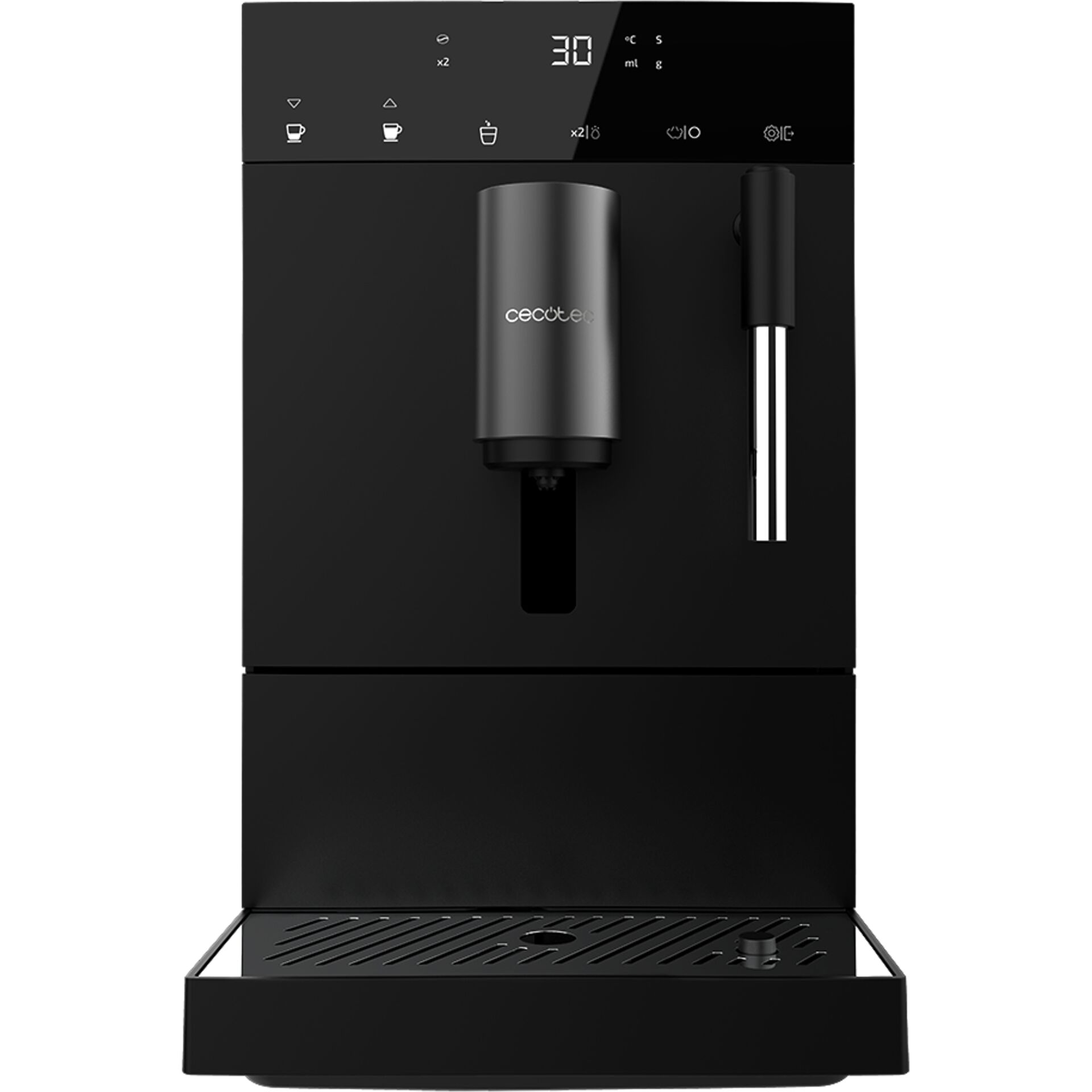 Kaffeemaschine, Kaffeeautomat, Schwarz, Kaffeeausgabe, Tassenunterstützung