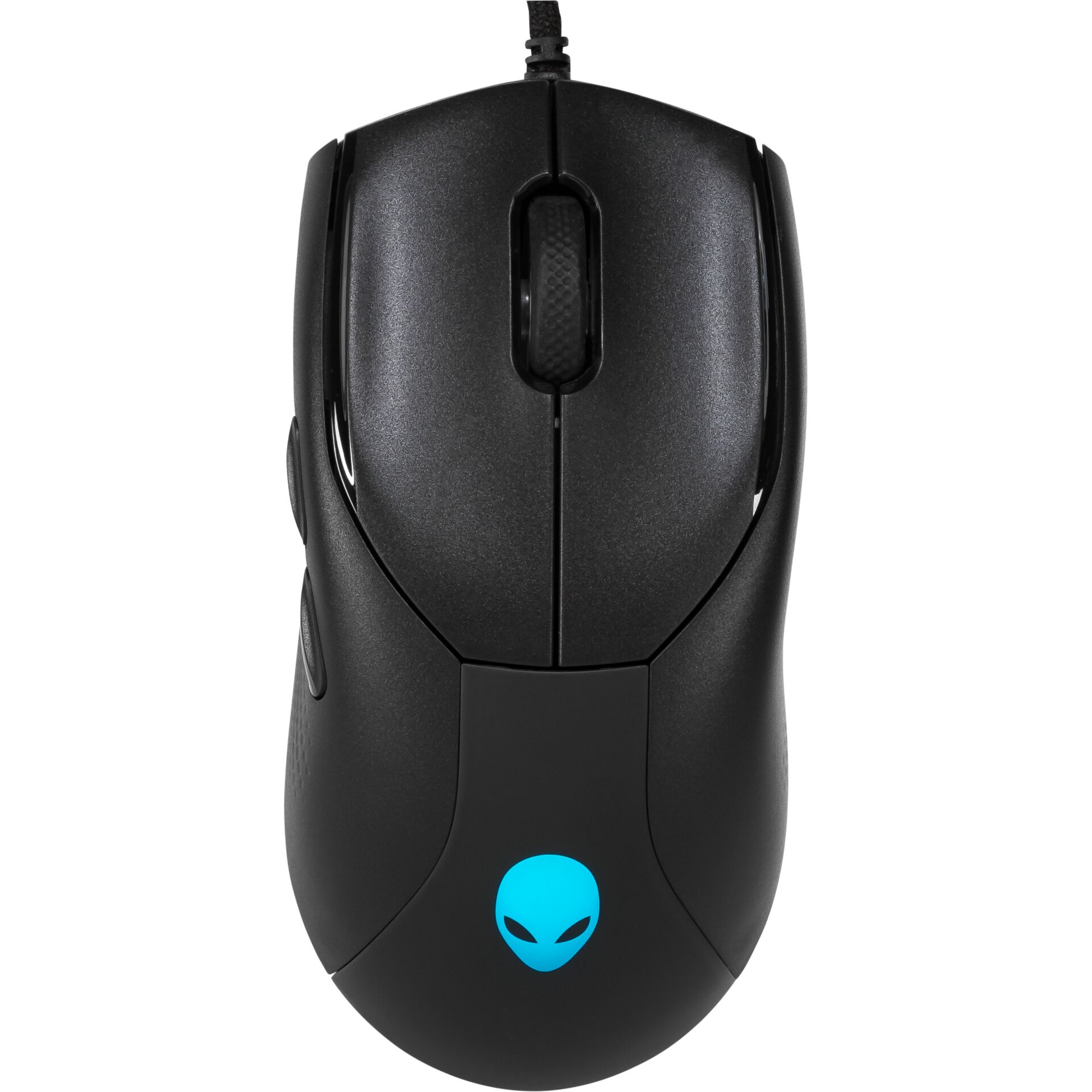 Computerausrüstung, Elektronik, Hardware, Maus, Gaming-Maus, USB-Maus, Schwarz, Kabelgebunden, Blaues Logo