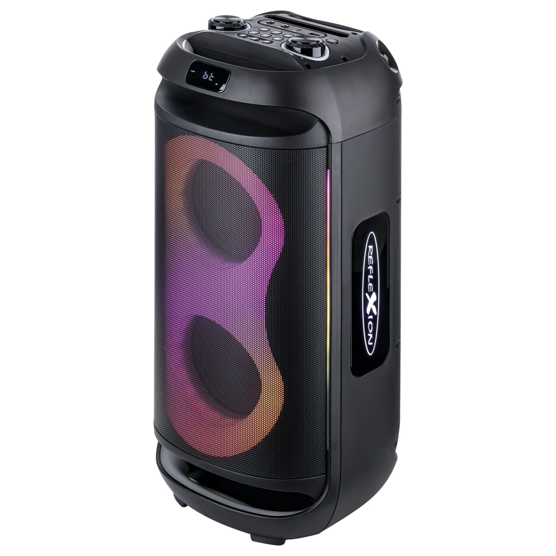 Leuchtendes Lautsprecher, Bluetooth-Lautsprecher, Tragbar, RGB-Beleuchtung, Boombox
