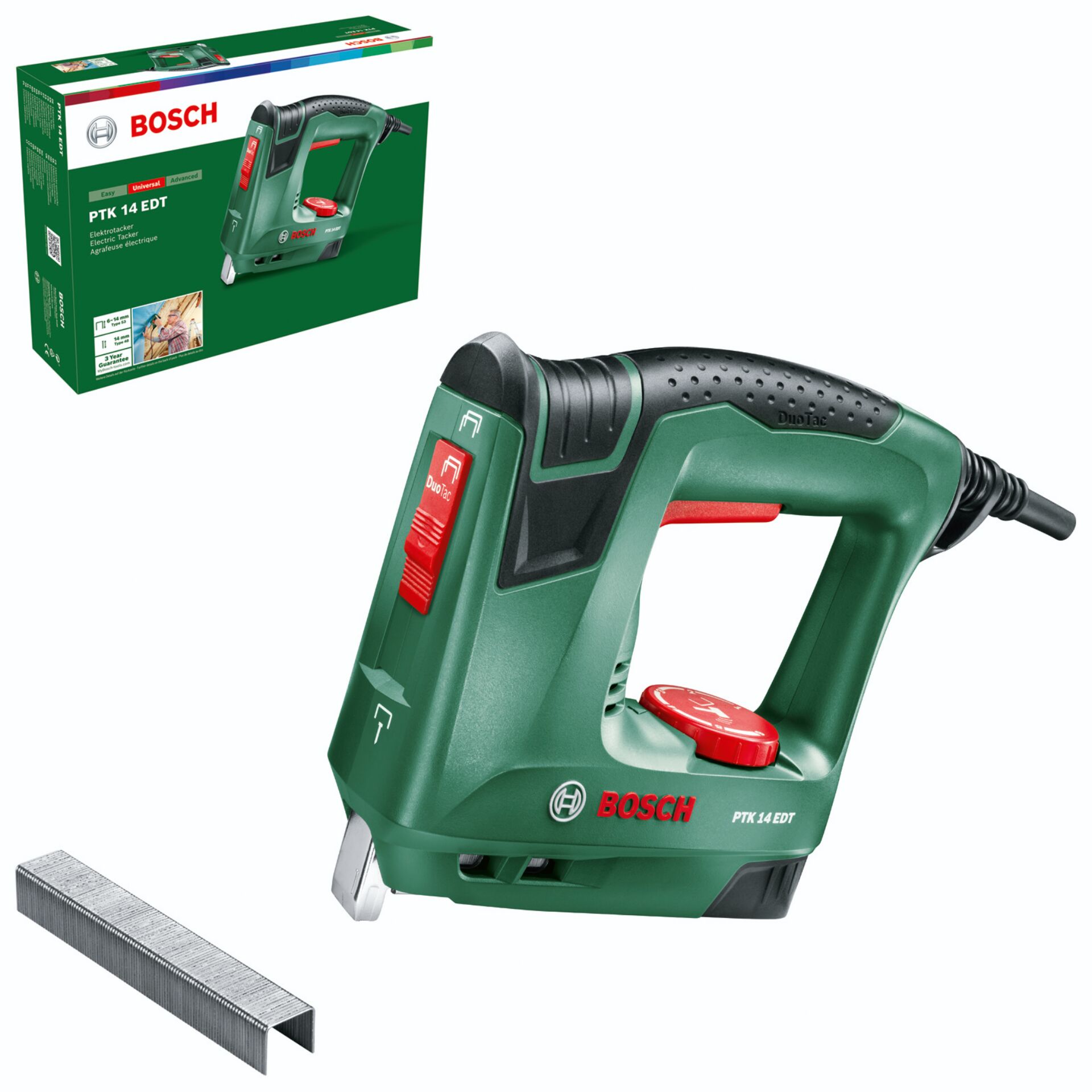 Elektrotacker, PTK 14 EDT, Werkzeug, Metallschlitz, Schuhwinkel