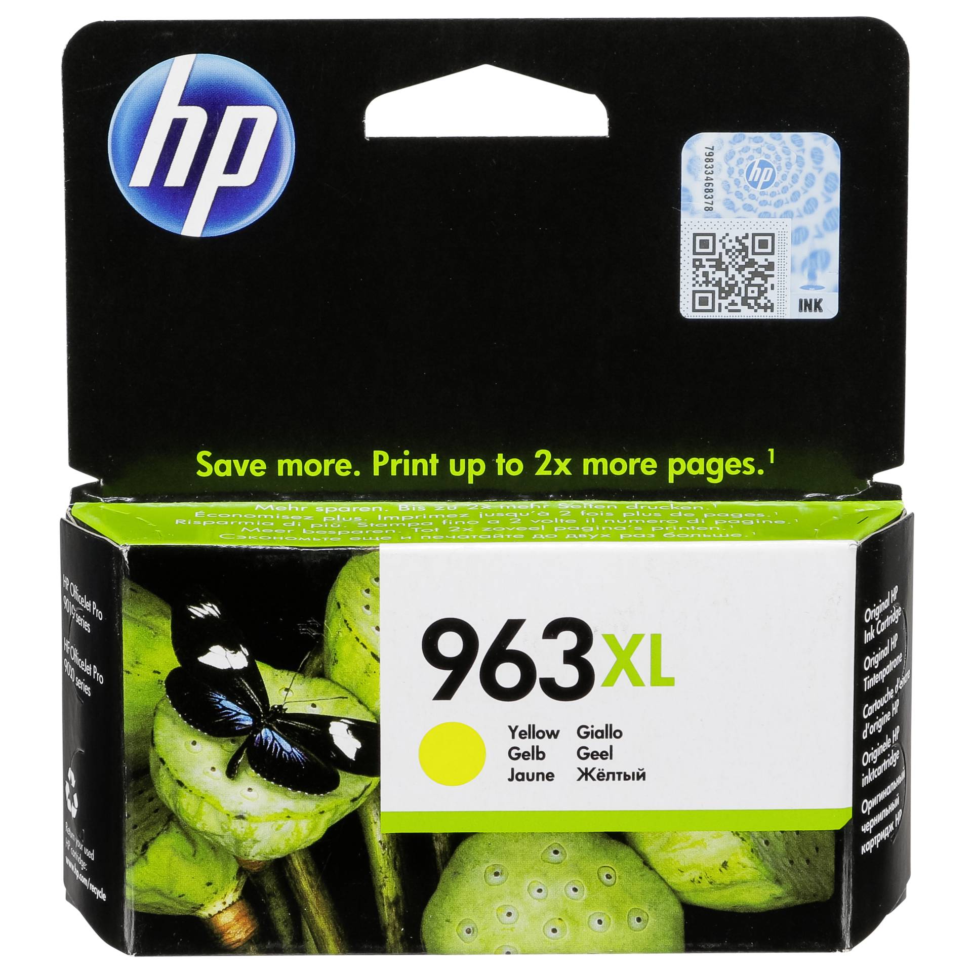 HP 3JA29AE ink cartridge yellow  No. 963 XL