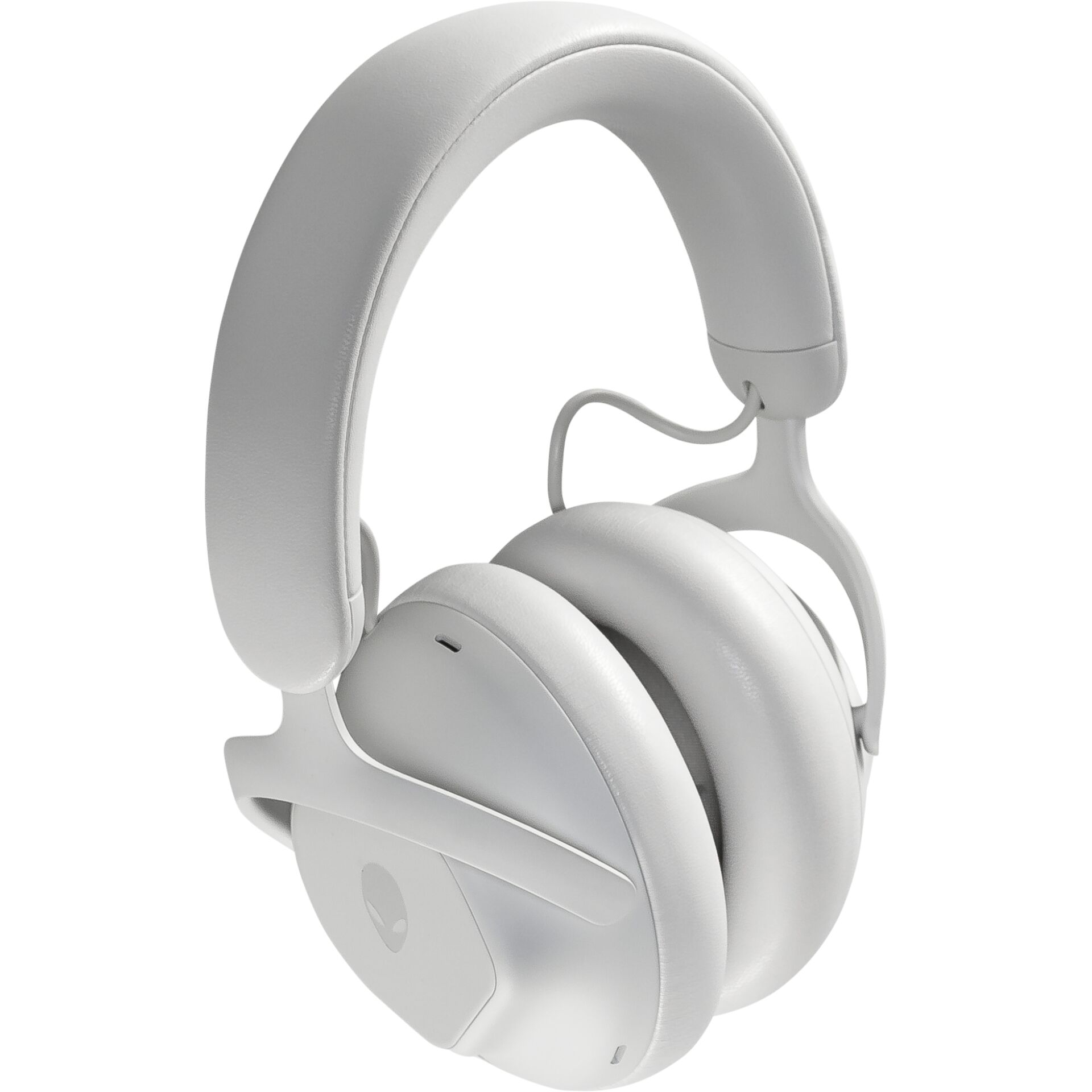 Kopfhörer, Over-Ear, Kabel, weiß, Kunstleder