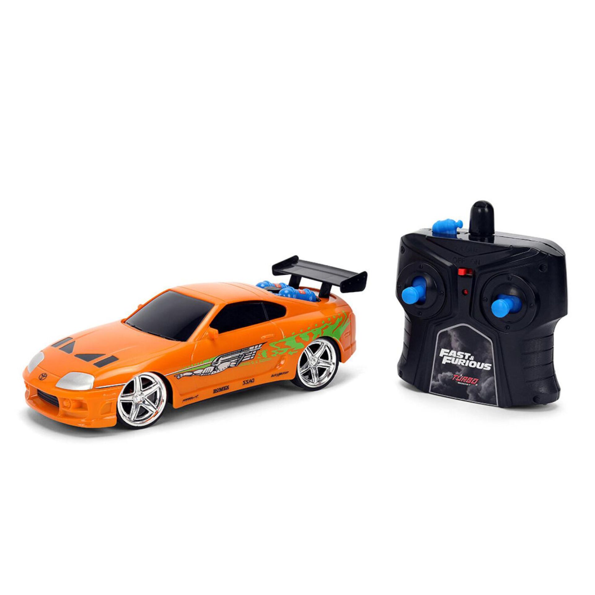 Ferngesteuertes Auto, R/C Car, Orange Auto, Spoiler, Remote Controller