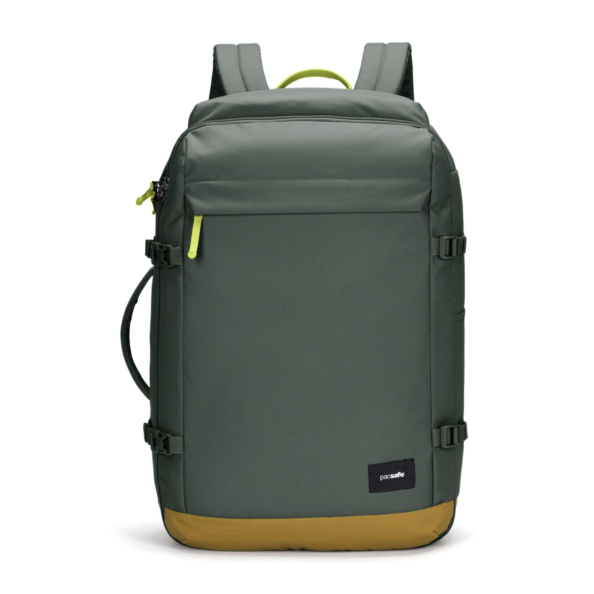 Rucksack, Backpack, Laptopfach, Grün, Grau-Ton