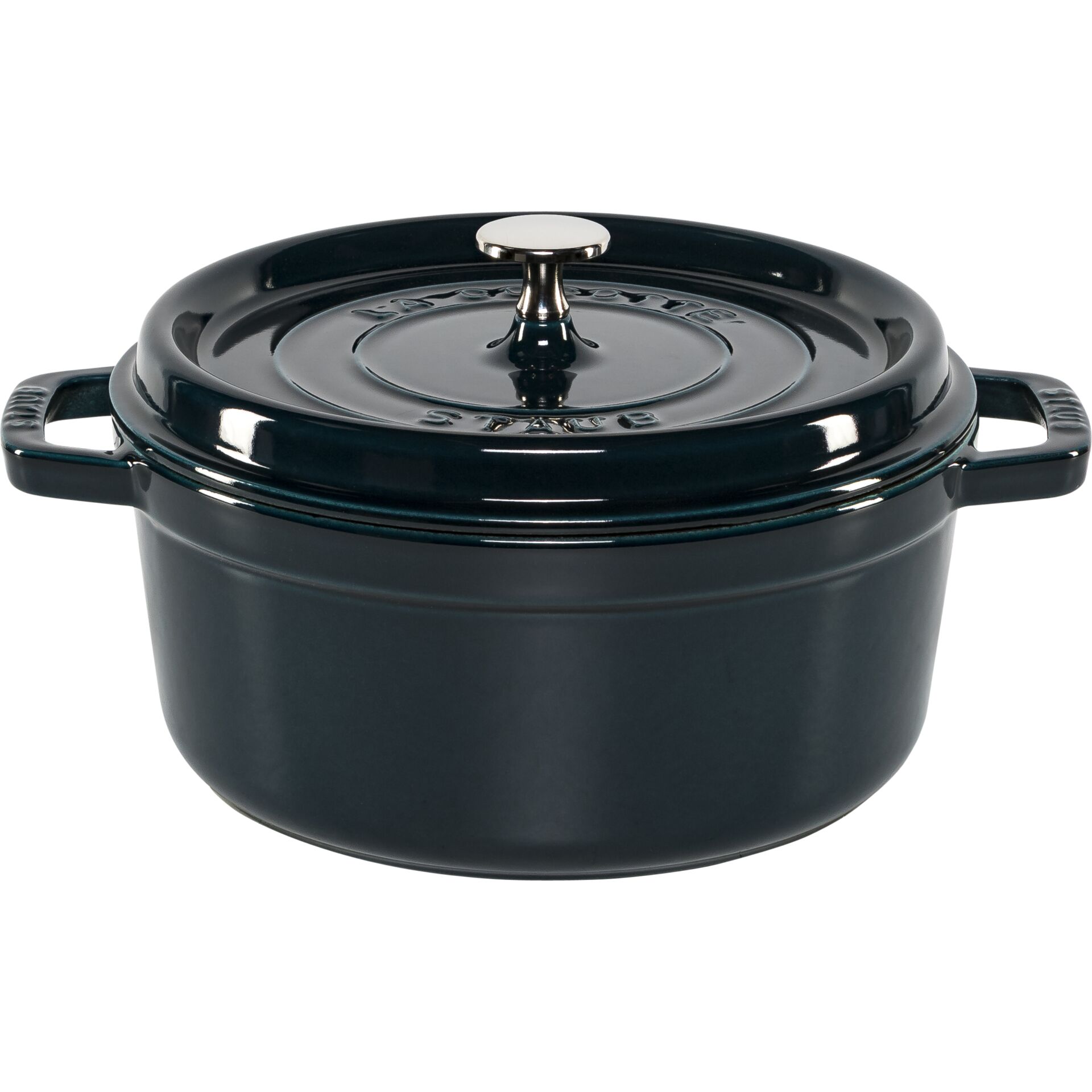 Dutch oven, cast iron, stovetop, black, lidded