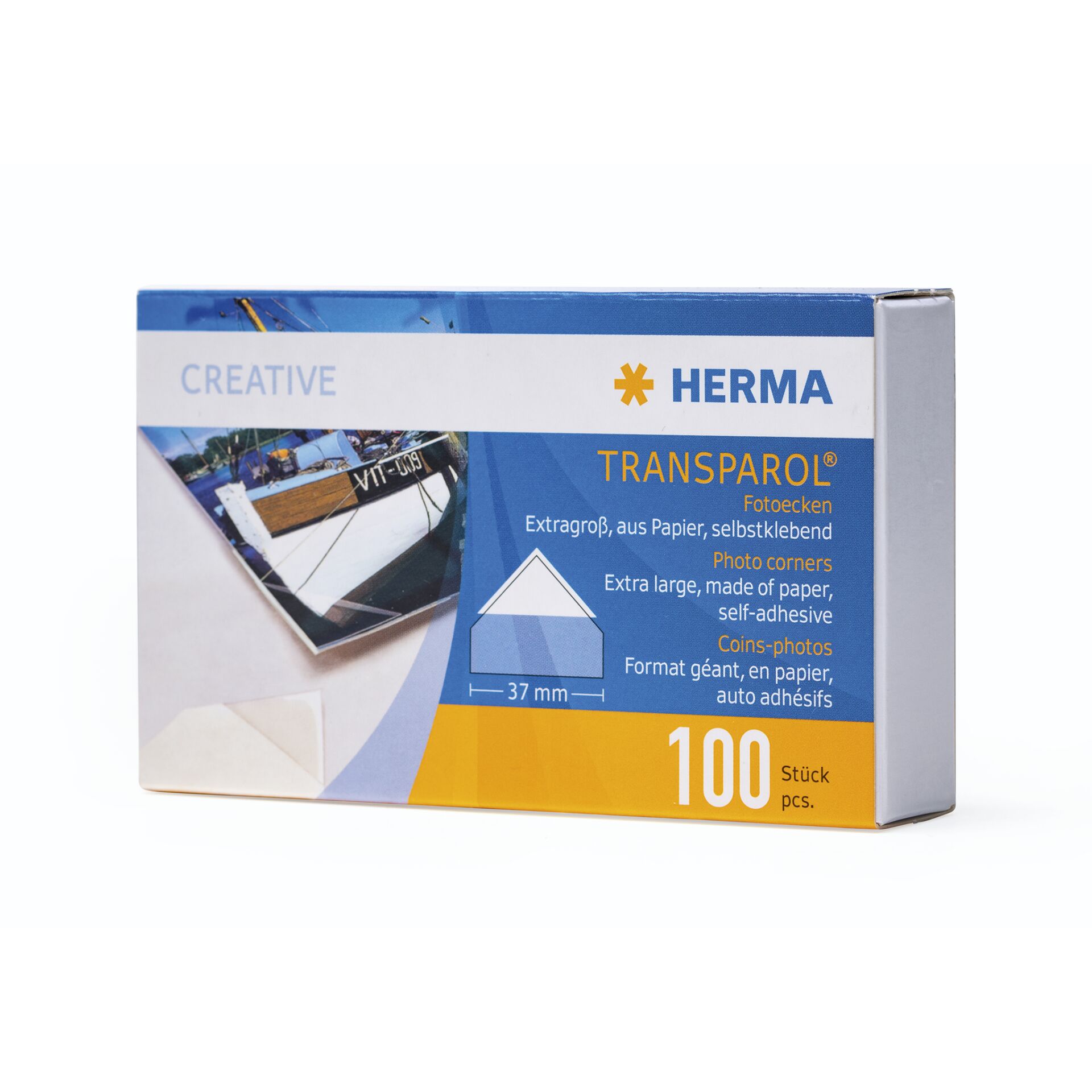 Herma Transparol Photo Corners  XXL  100 pcs               1302