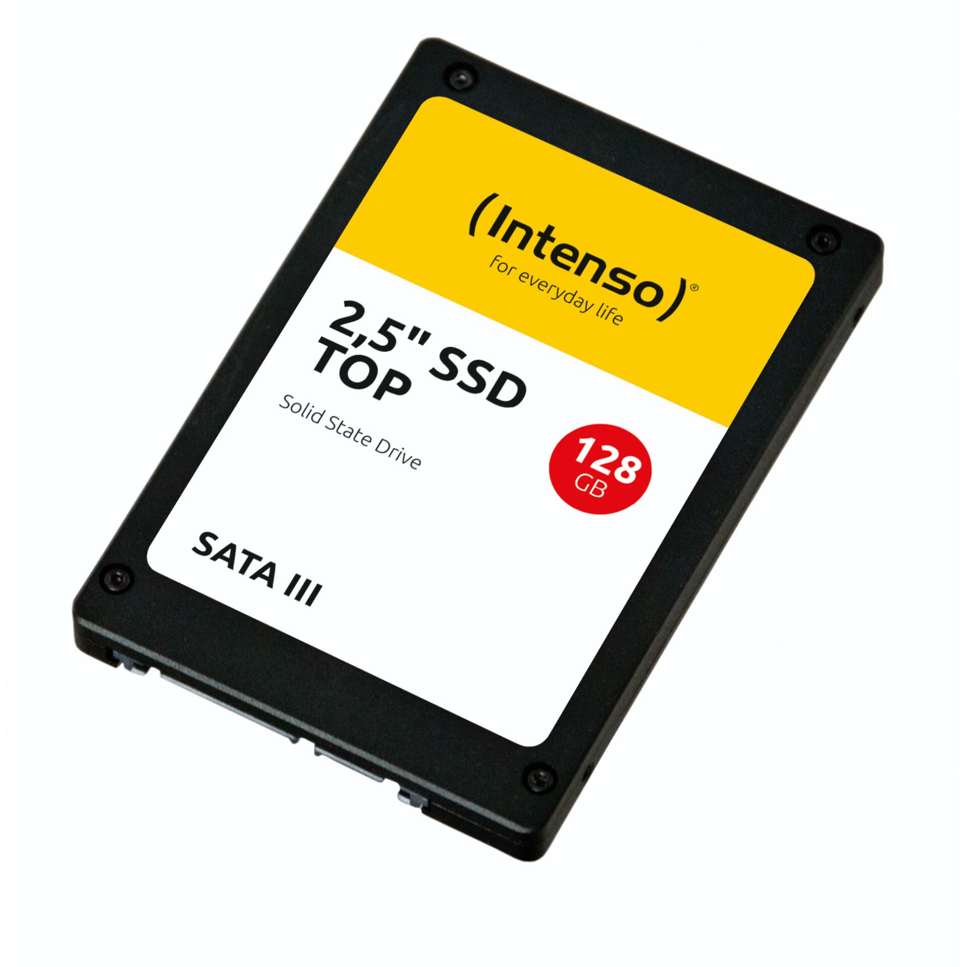 Computerausrüstung, Elektronik, Hardware, Computer, Festplatte, 2,5-Zoll-SSD, 128 GB, SATA III, Solid-State-Drive, Schwarzes Gehäuse