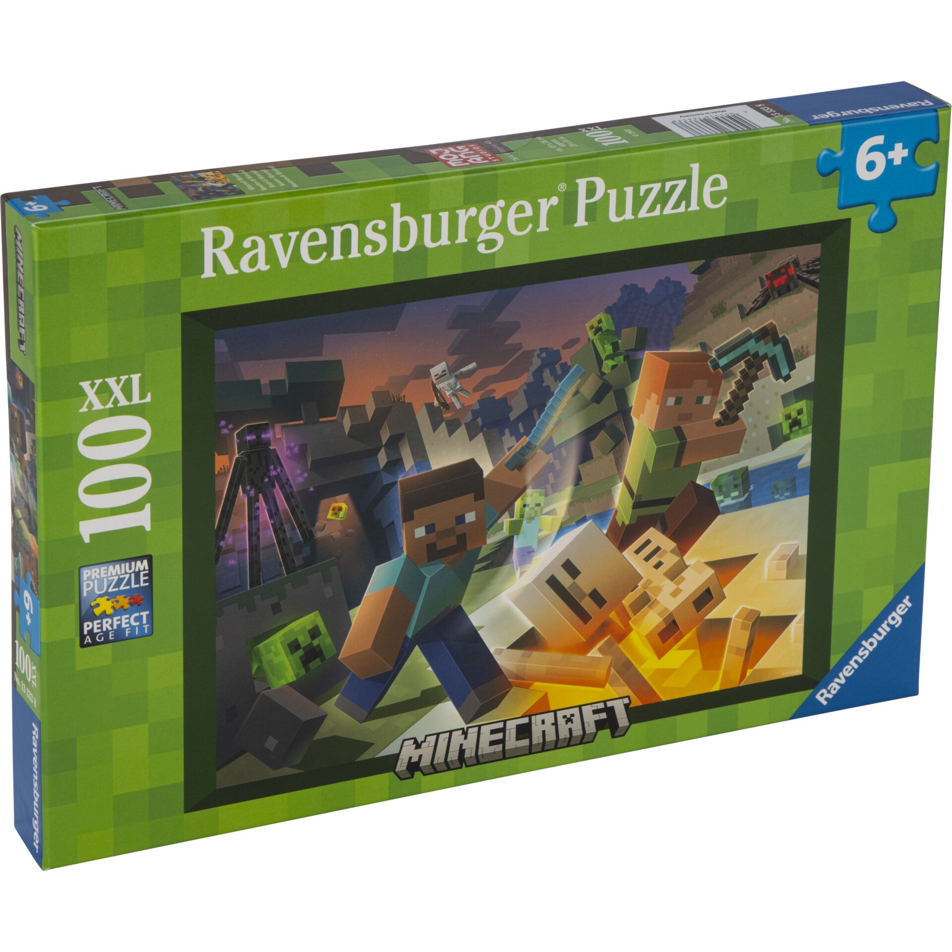 Ravensburger Childrens Puzzle  Minecraft 100 Pieces XXL