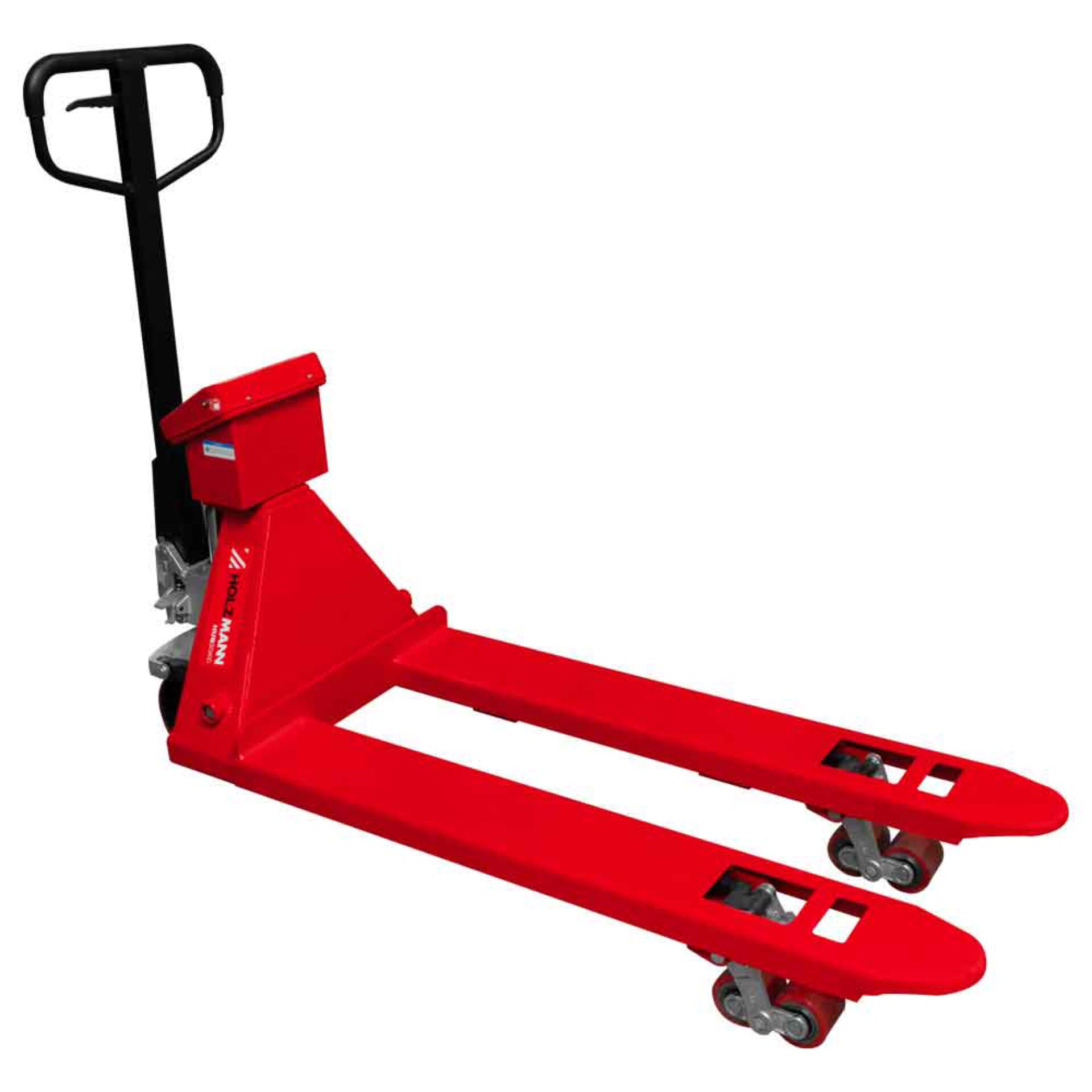 Gabelstapler, Palettenheber, rot, Stahl, Hochhebebereich
