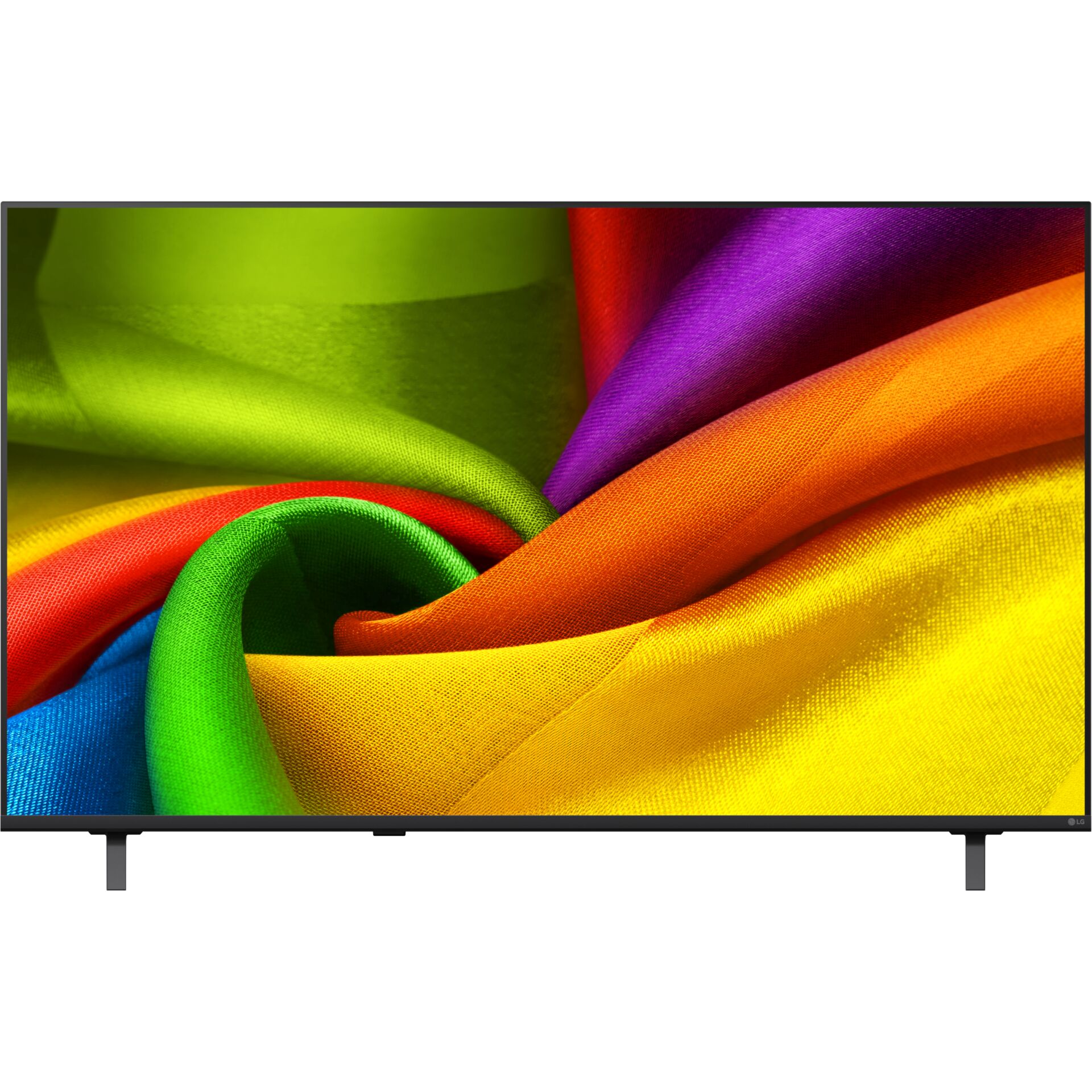 LED-TV, Flachbildschirm, Farbiges Gewebe, Mehrfarbig, Fernseher