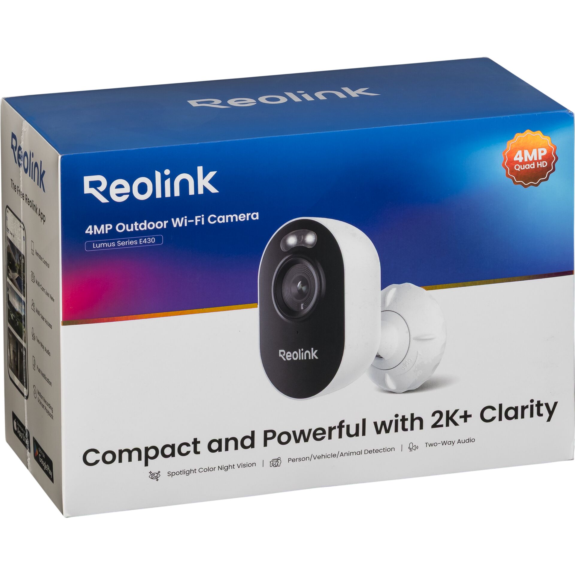 Elektronik, Kamera, Fön, Gerät, Elektrisches Gerät, 4MP, Outdoor, Wi-Fi, Kamera, Lumus Series